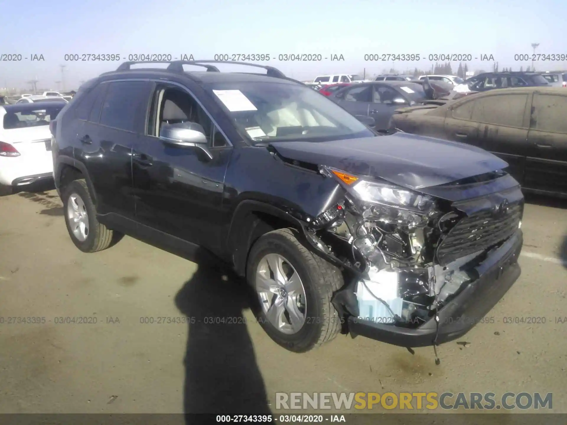 1 Photograph of a damaged car 2T3W1RFV5LW059852 TOYOTA RAV4 2020