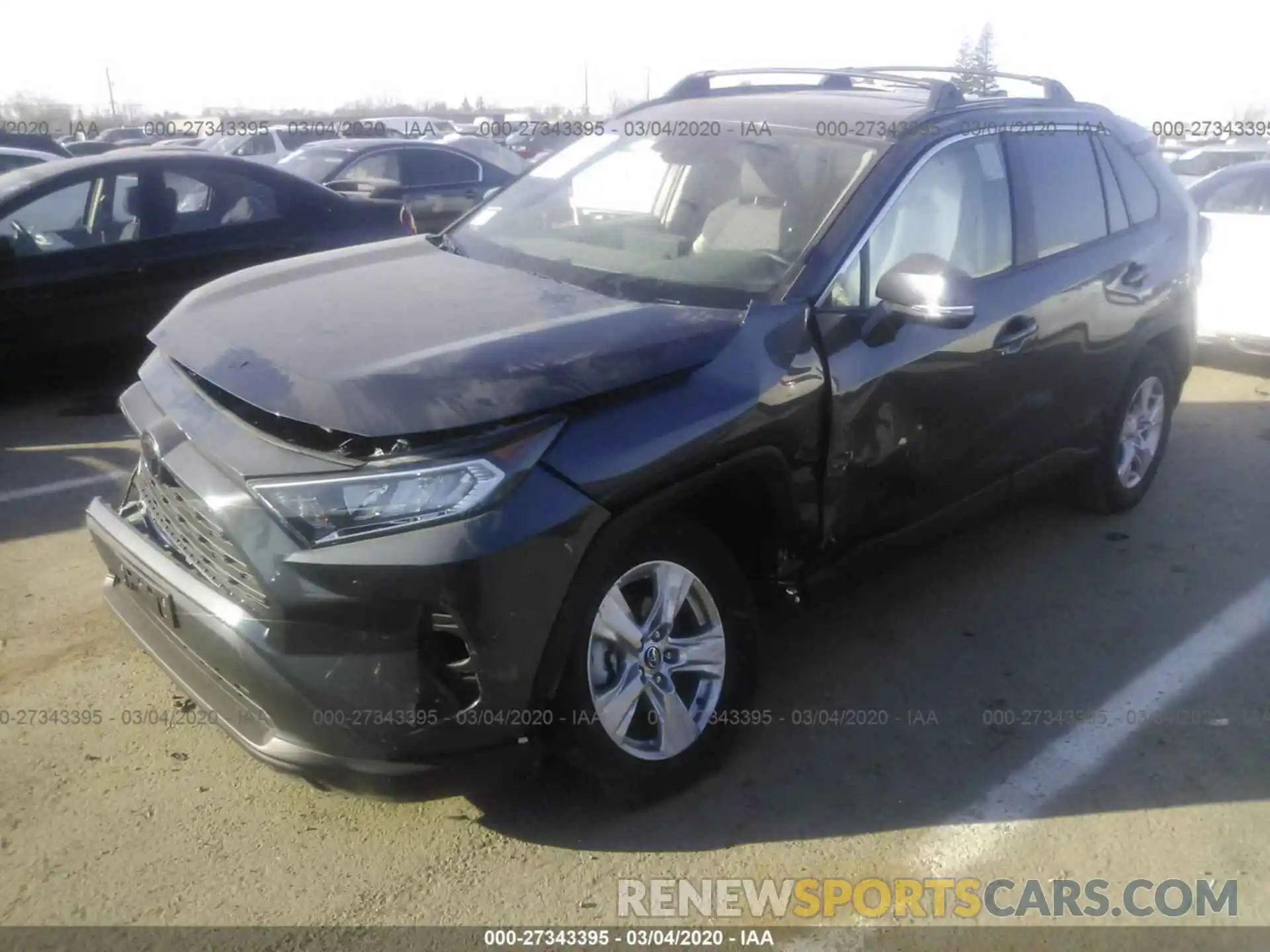 2 Photograph of a damaged car 2T3W1RFV5LW059852 TOYOTA RAV4 2020