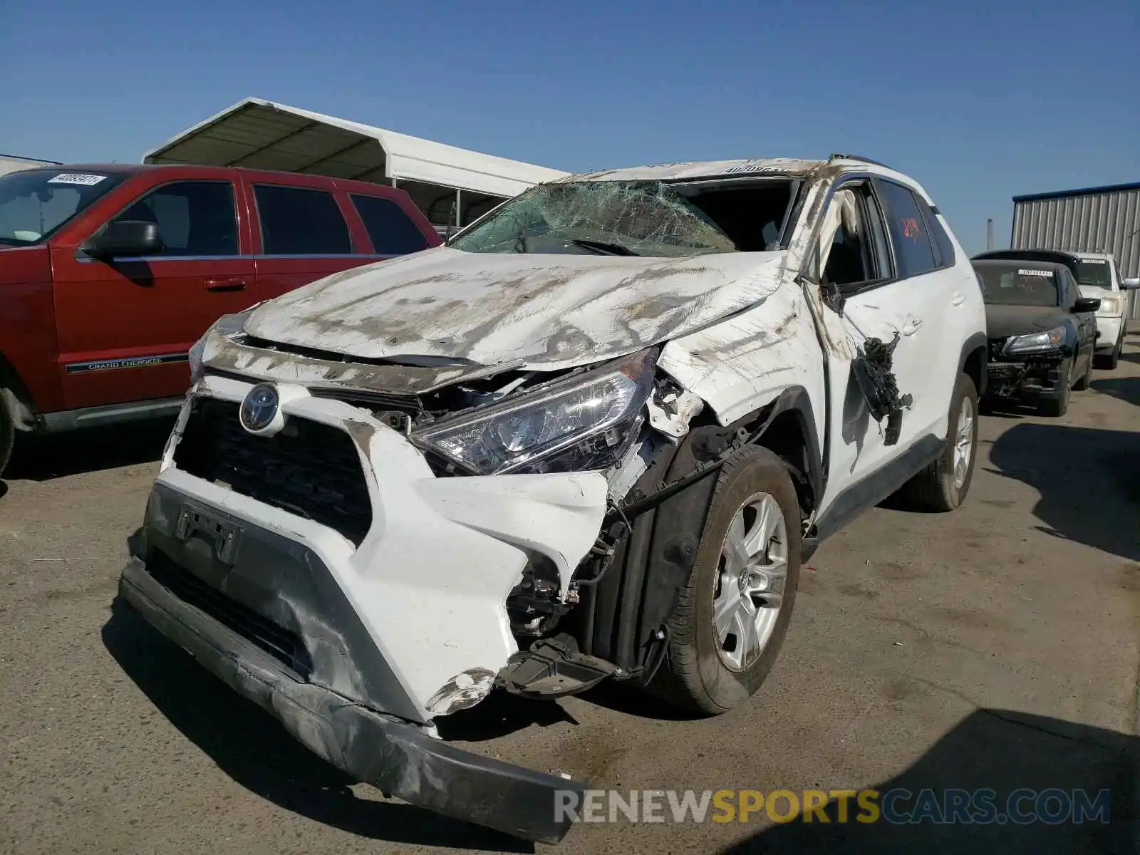 2 Photograph of a damaged car 2T3W1RFV5LW061486 TOYOTA RAV4 2020