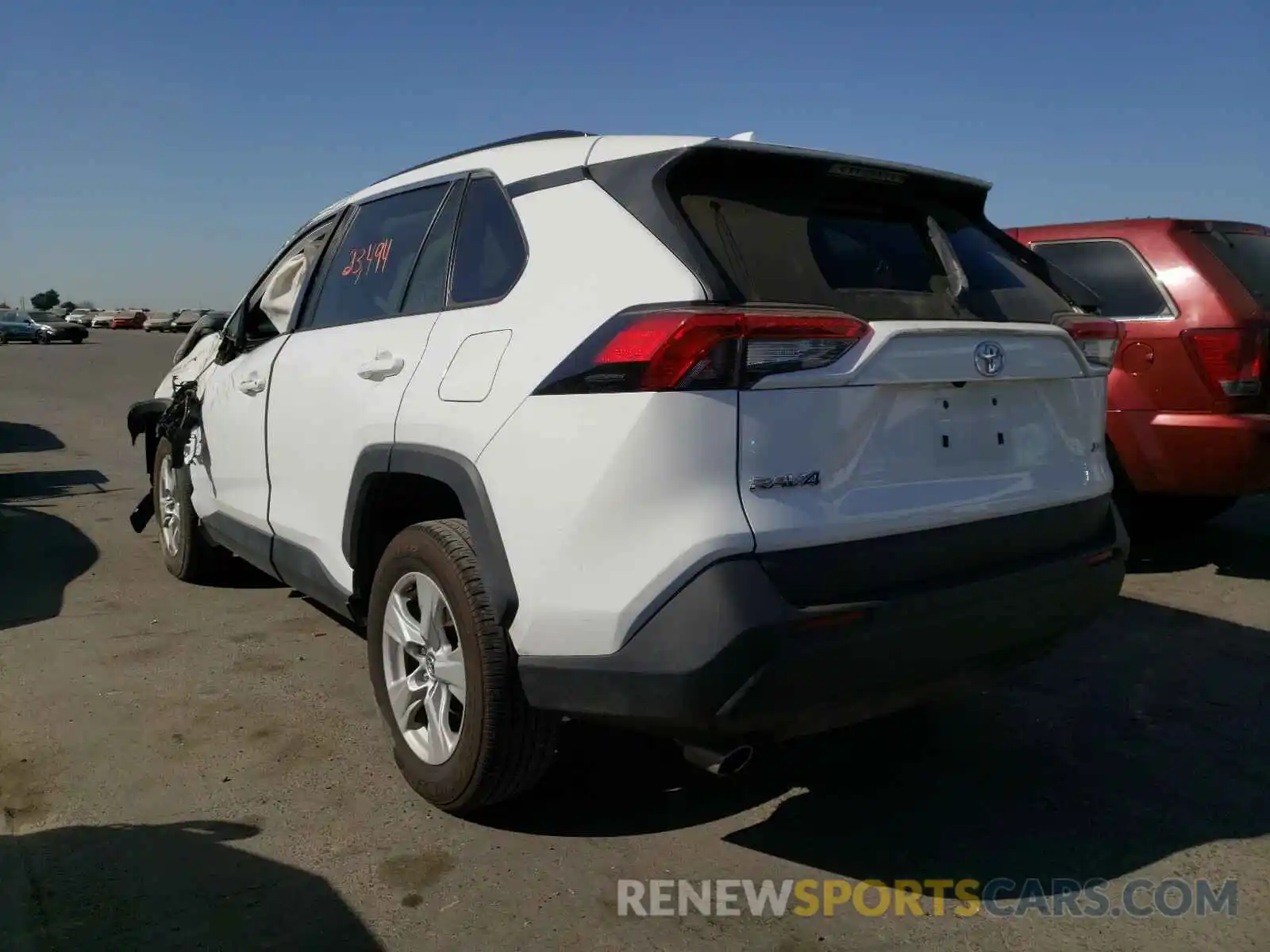 3 Photograph of a damaged car 2T3W1RFV5LW061486 TOYOTA RAV4 2020