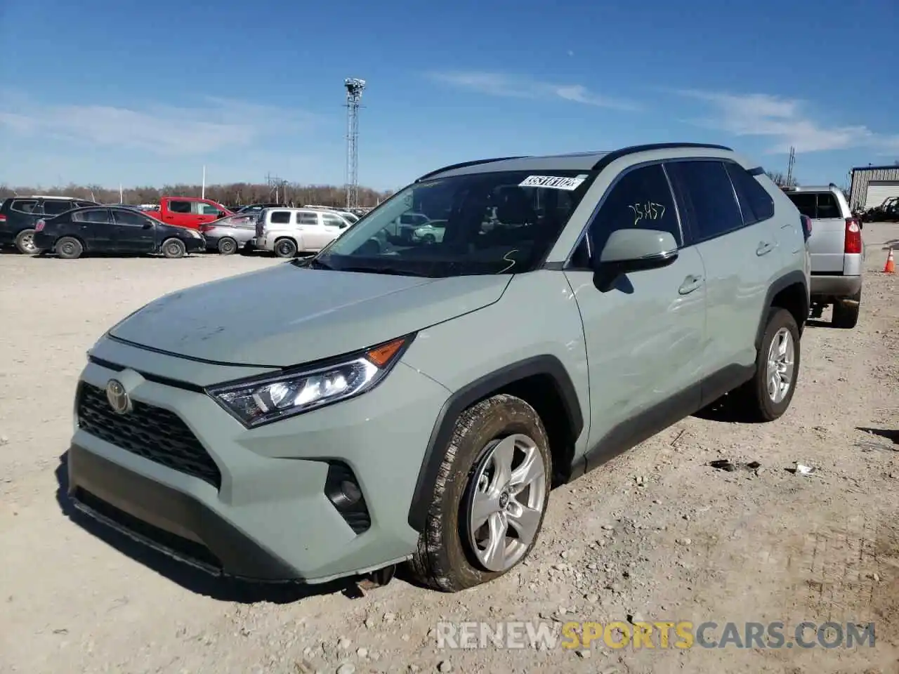 2 Photograph of a damaged car 2T3W1RFV5LW067384 TOYOTA RAV4 2020