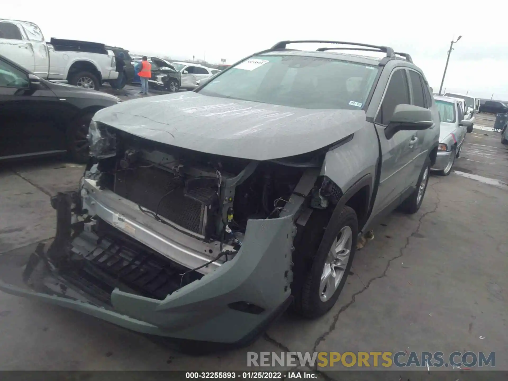 2 Photograph of a damaged car 2T3W1RFV5LW074156 TOYOTA RAV4 2020