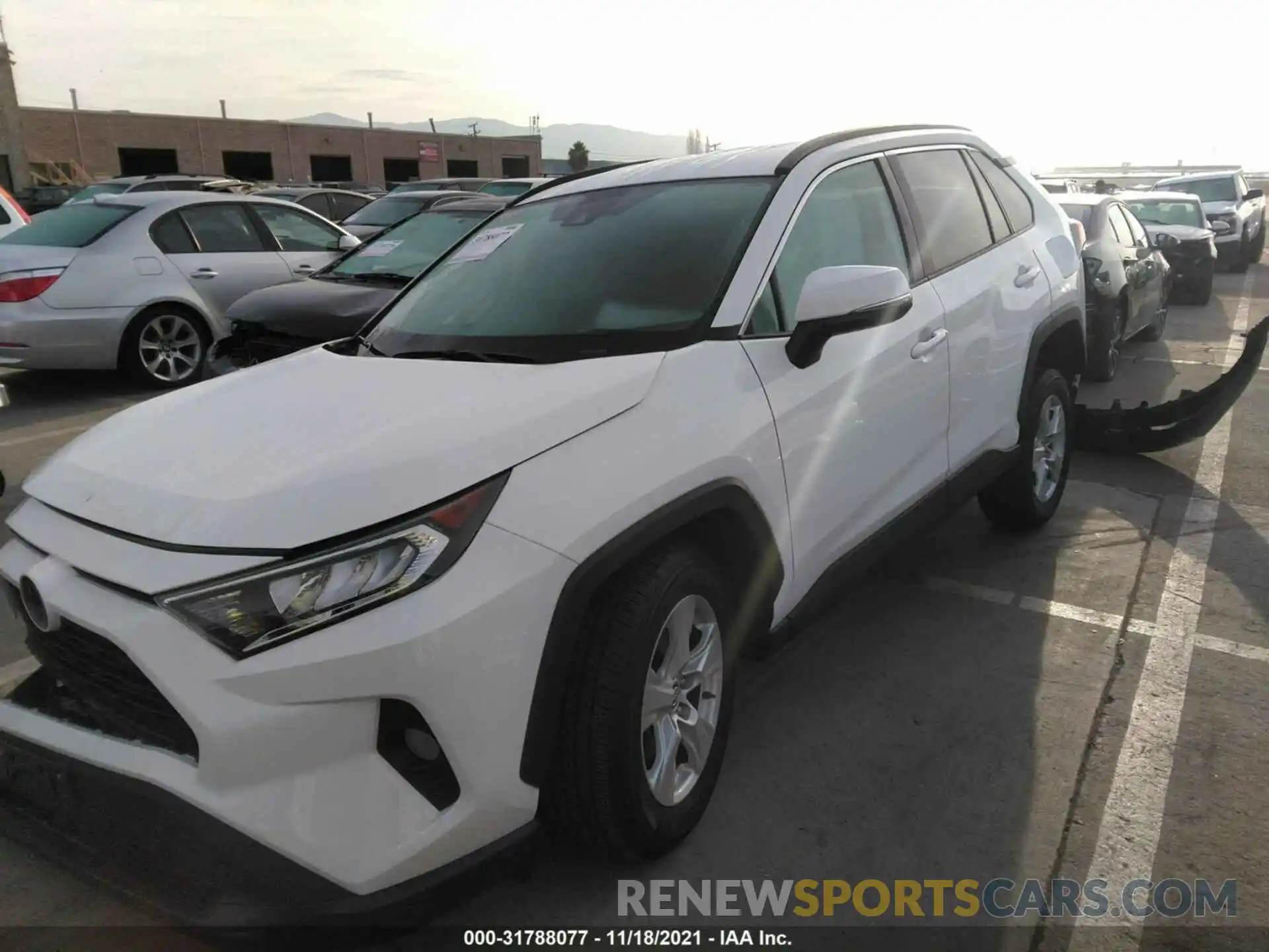 2 Photograph of a damaged car 2T3W1RFV5LW078286 TOYOTA RAV4 2020