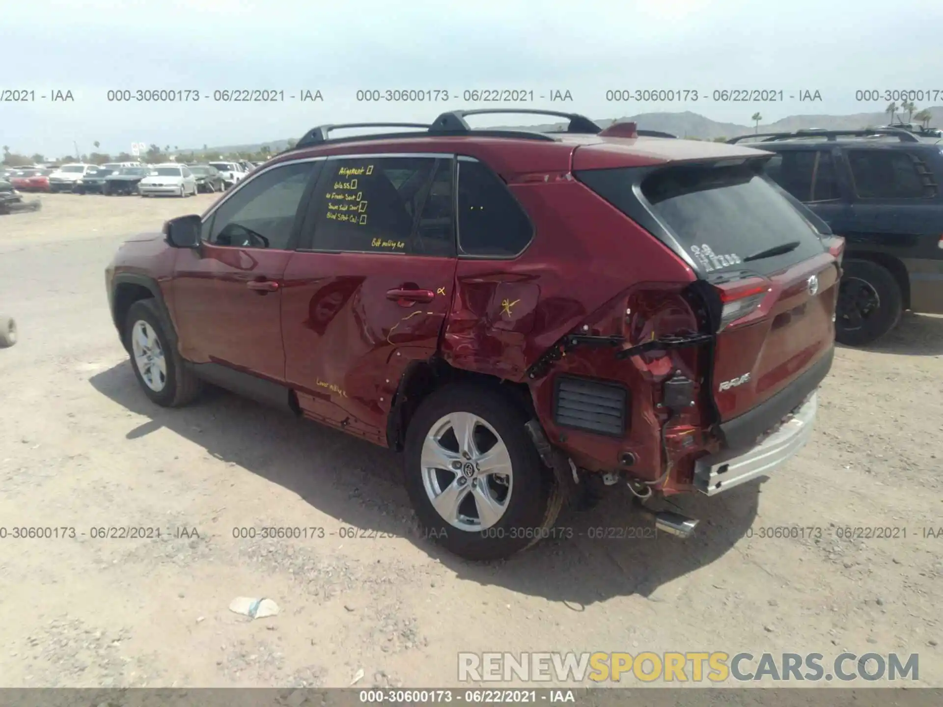 3 Photograph of a damaged car 2T3W1RFV5LW088882 TOYOTA RAV4 2020