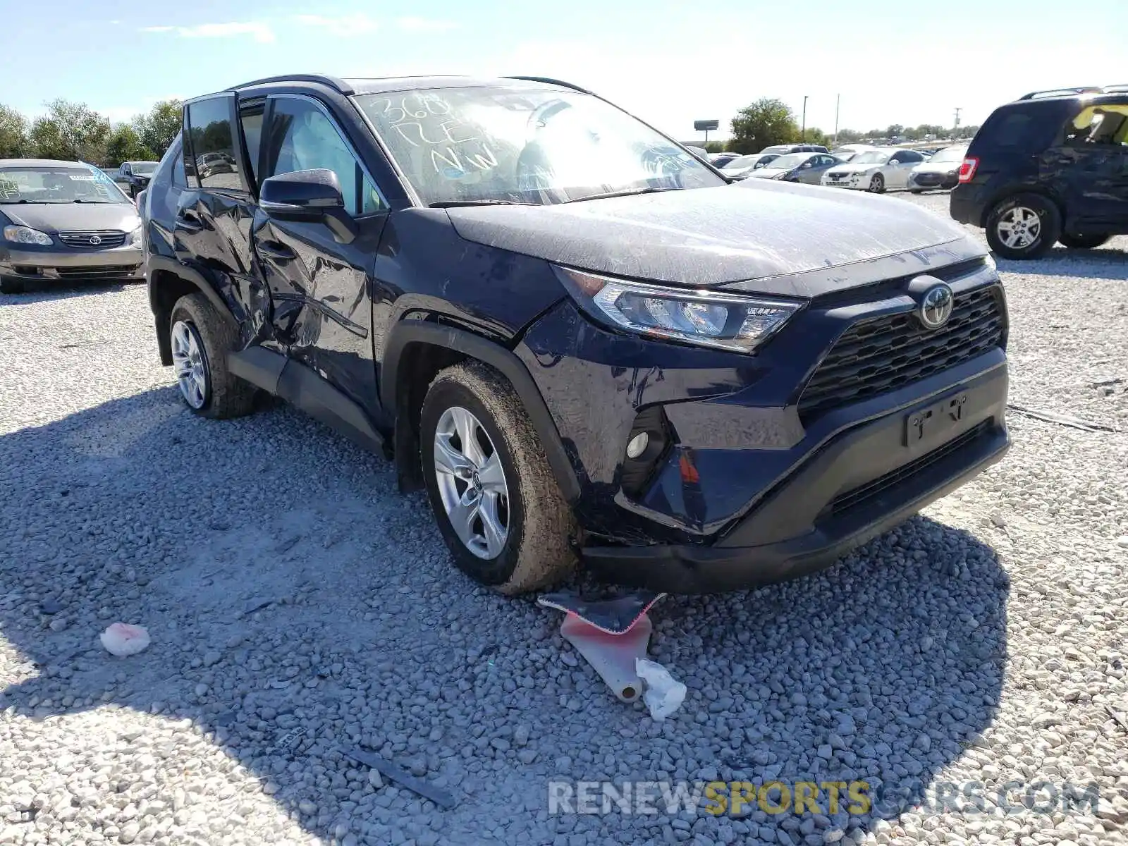 1 Photograph of a damaged car 2T3W1RFV5LW089899 TOYOTA RAV4 2020