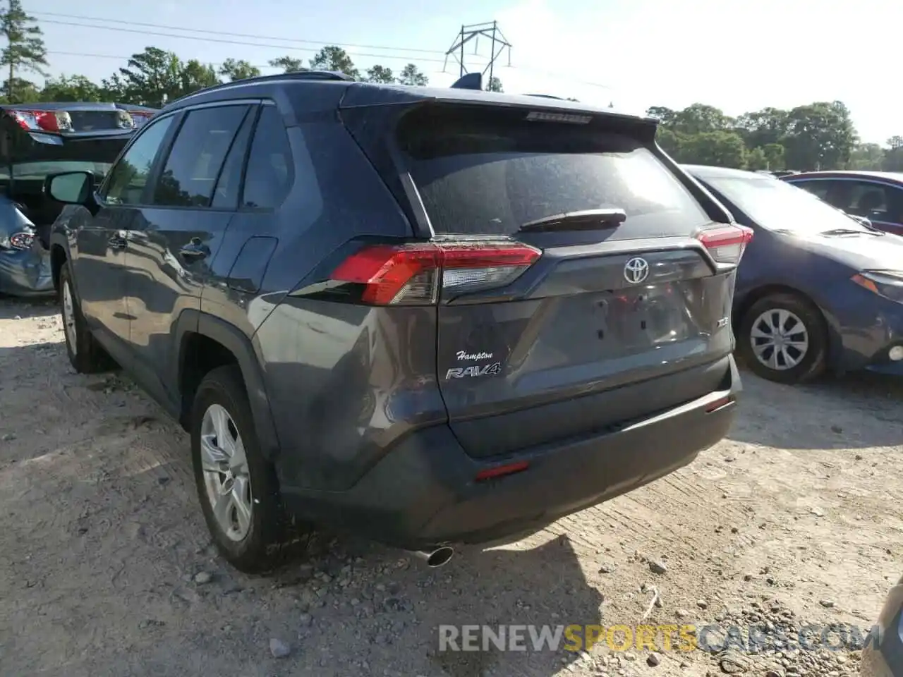 3 Photograph of a damaged car 2T3W1RFV5LW101792 TOYOTA RAV4 2020