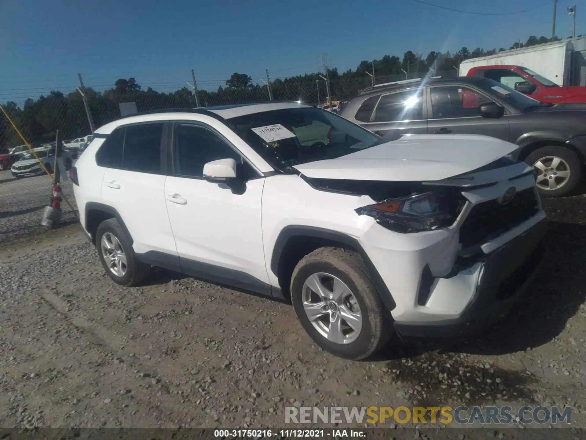 1 Photograph of a damaged car 2T3W1RFV6LC034587 TOYOTA RAV4 2020