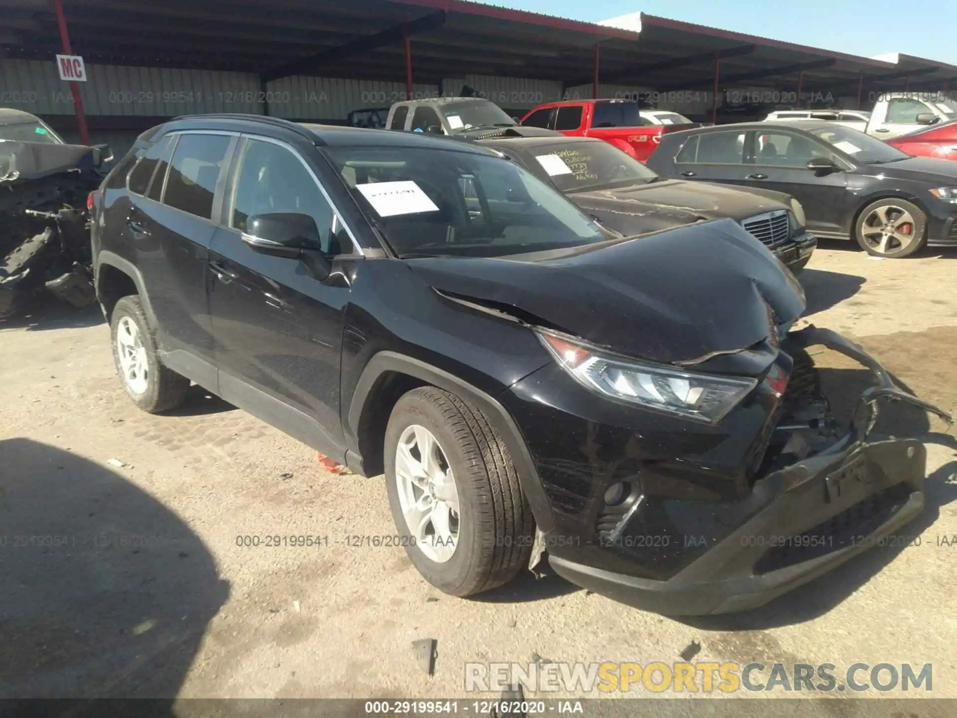 1 Photograph of a damaged car 2T3W1RFV6LC041278 TOYOTA RAV4 2020