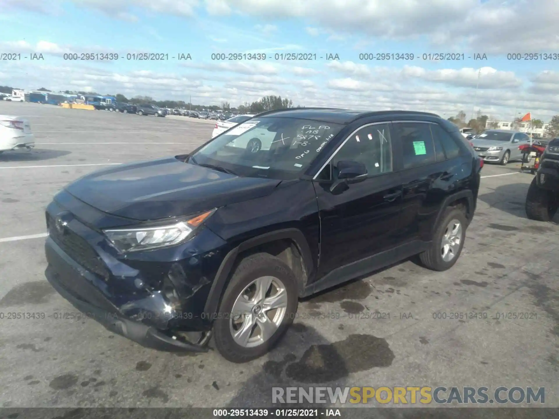 2 Photograph of a damaged car 2T3W1RFV6LC045878 TOYOTA RAV4 2020