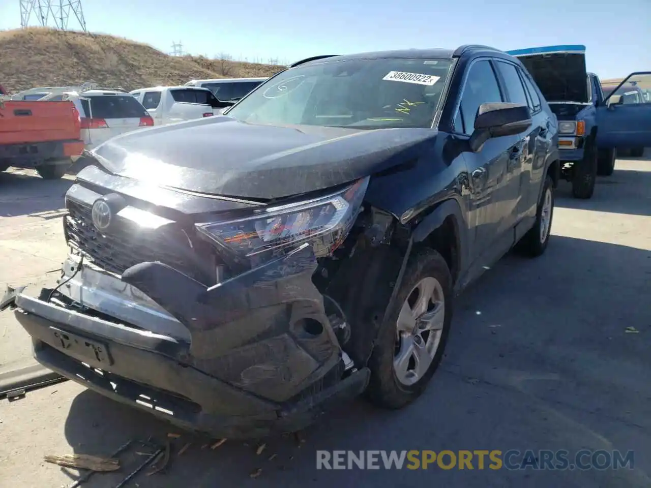 2 Photograph of a damaged car 2T3W1RFV6LC047419 TOYOTA RAV4 2020