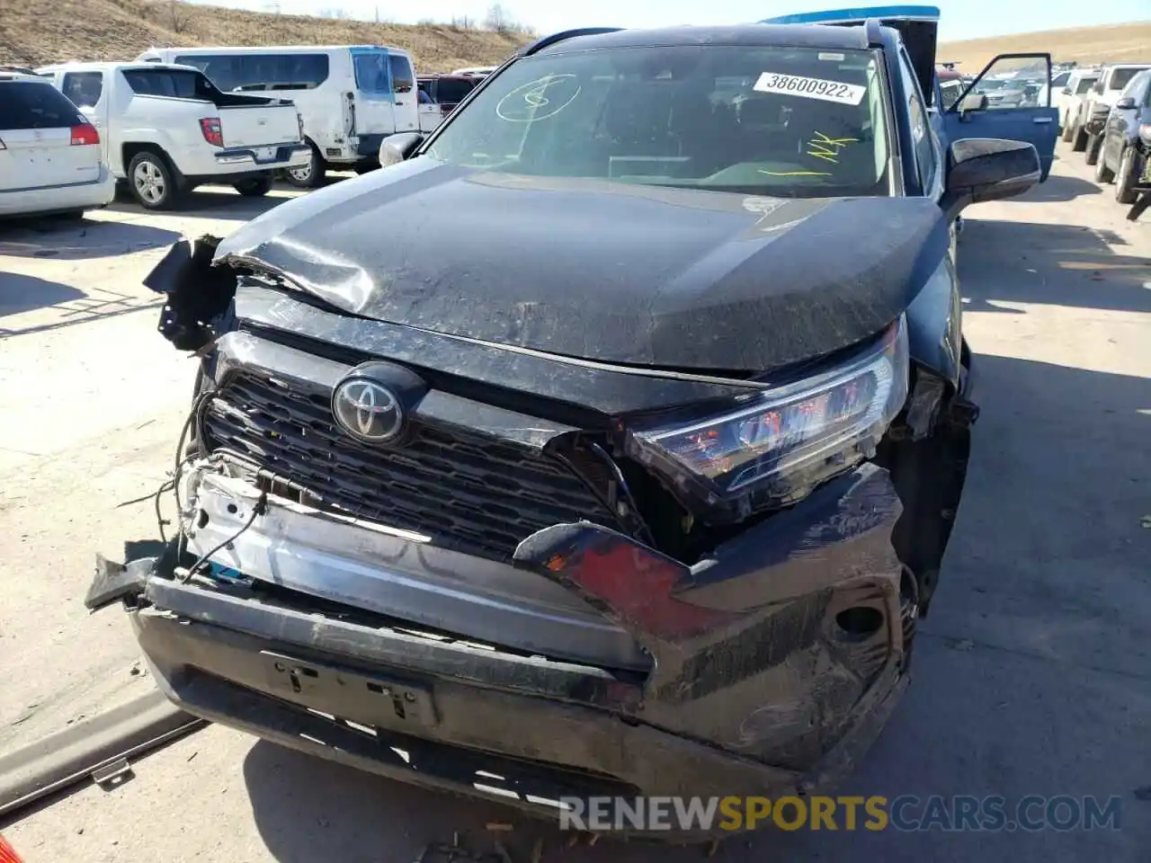 9 Photograph of a damaged car 2T3W1RFV6LC047419 TOYOTA RAV4 2020