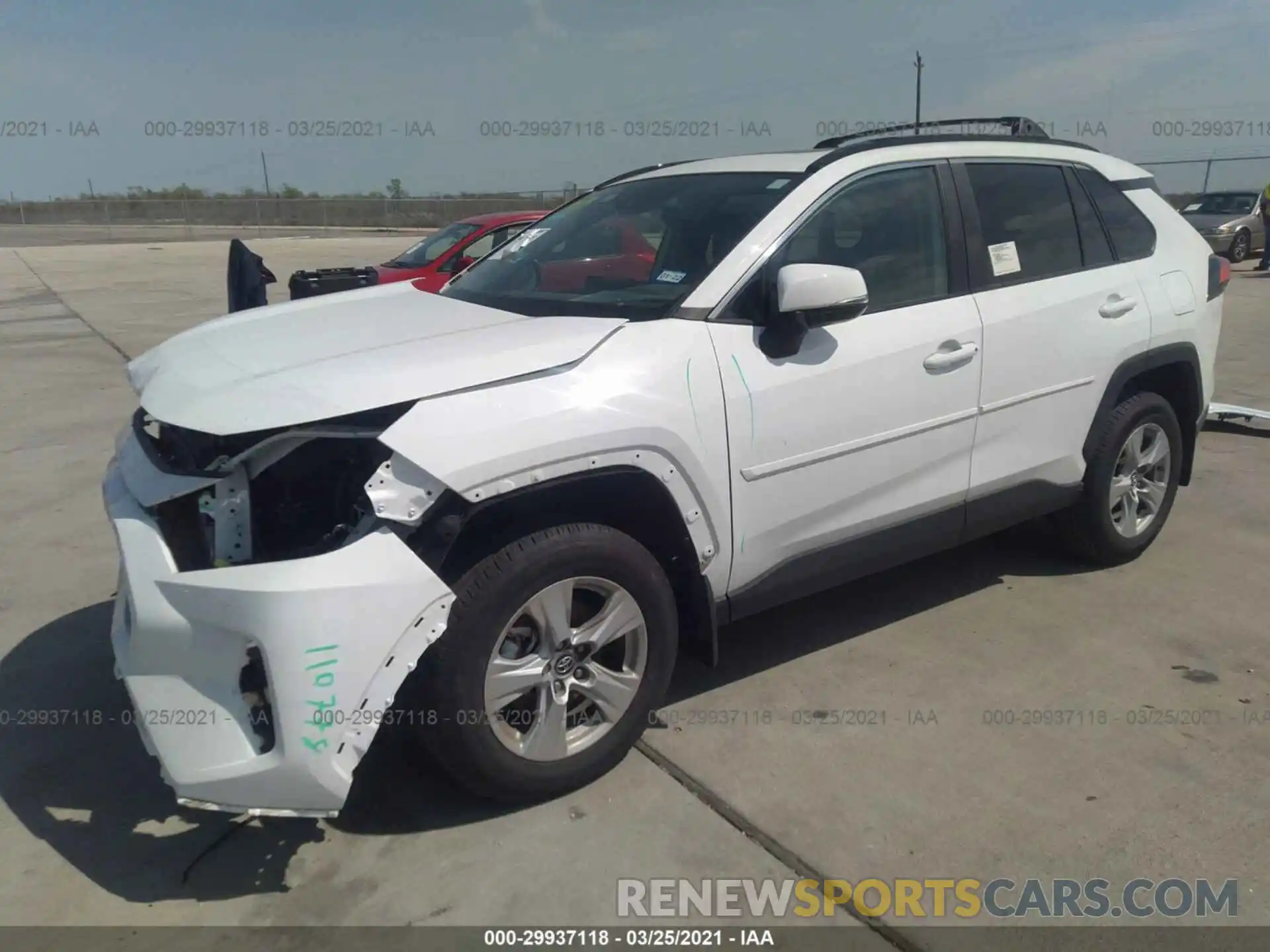 2 Photograph of a damaged car 2T3W1RFV6LC047971 TOYOTA RAV4 2020