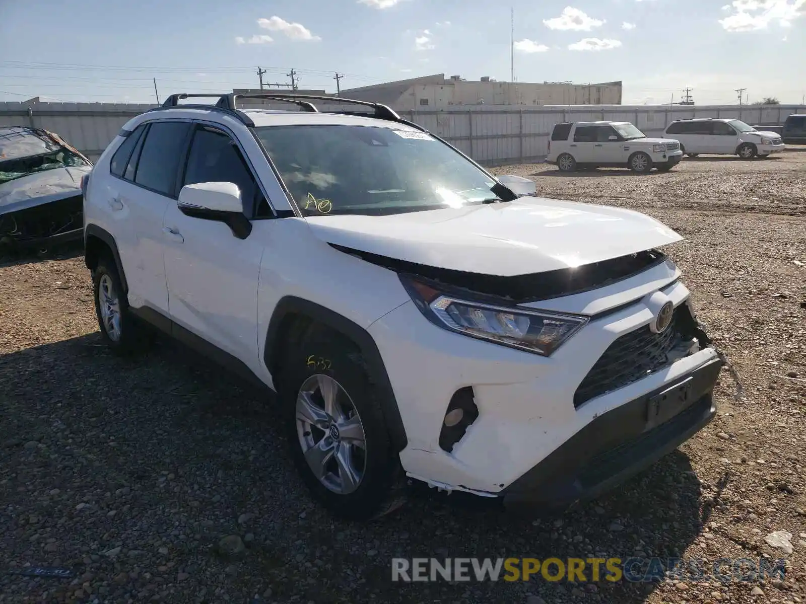 1 Photograph of a damaged car 2T3W1RFV6LC048103 TOYOTA RAV4 2020