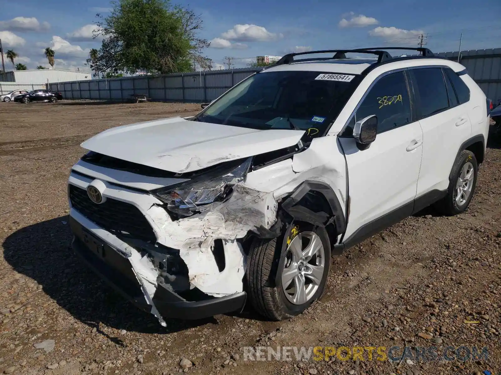 2 Photograph of a damaged car 2T3W1RFV6LC048103 TOYOTA RAV4 2020