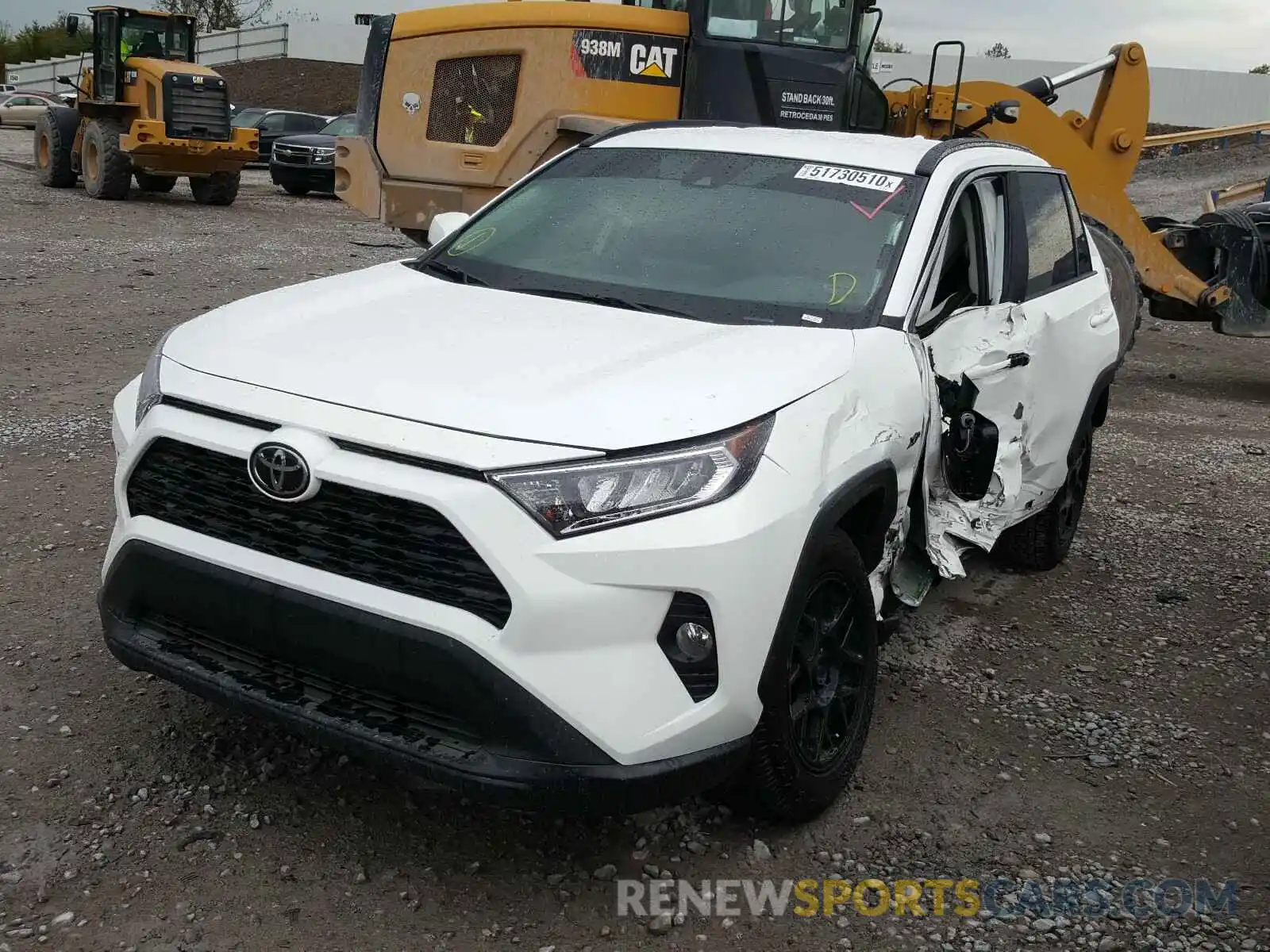 2 Photograph of a damaged car 2T3W1RFV6LC048926 TOYOTA RAV4 2020