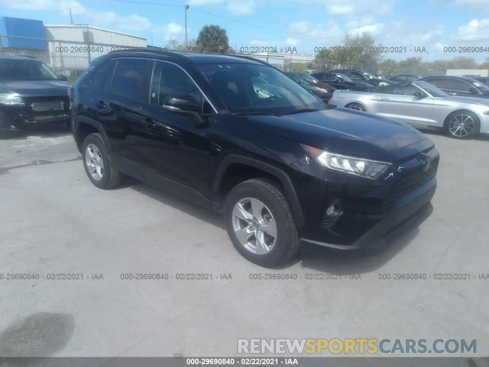 1 Photograph of a damaged car 2T3W1RFV6LC051387 TOYOTA RAV4 2020