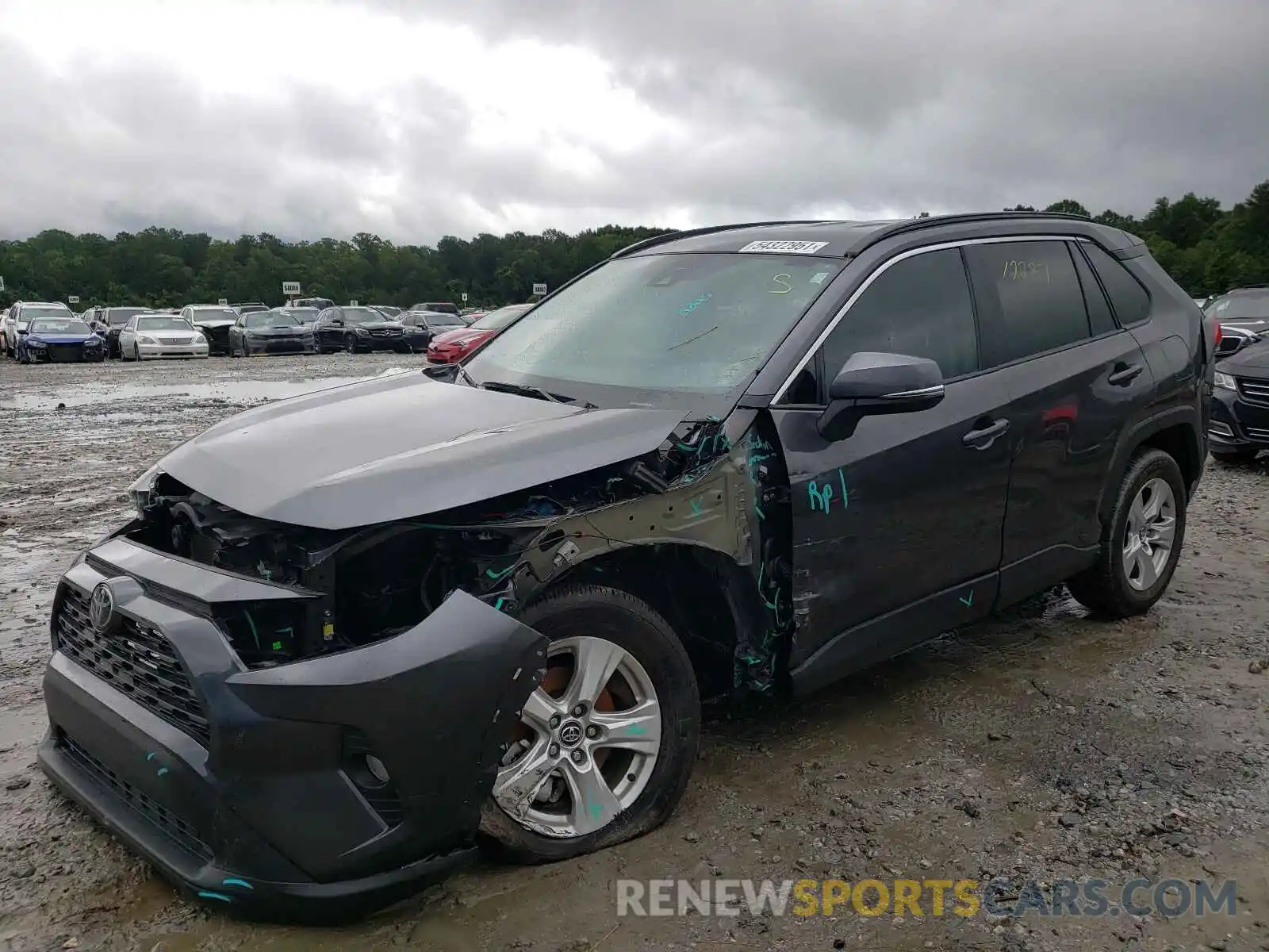 2 Photograph of a damaged car 2T3W1RFV6LC052071 TOYOTA RAV4 2020