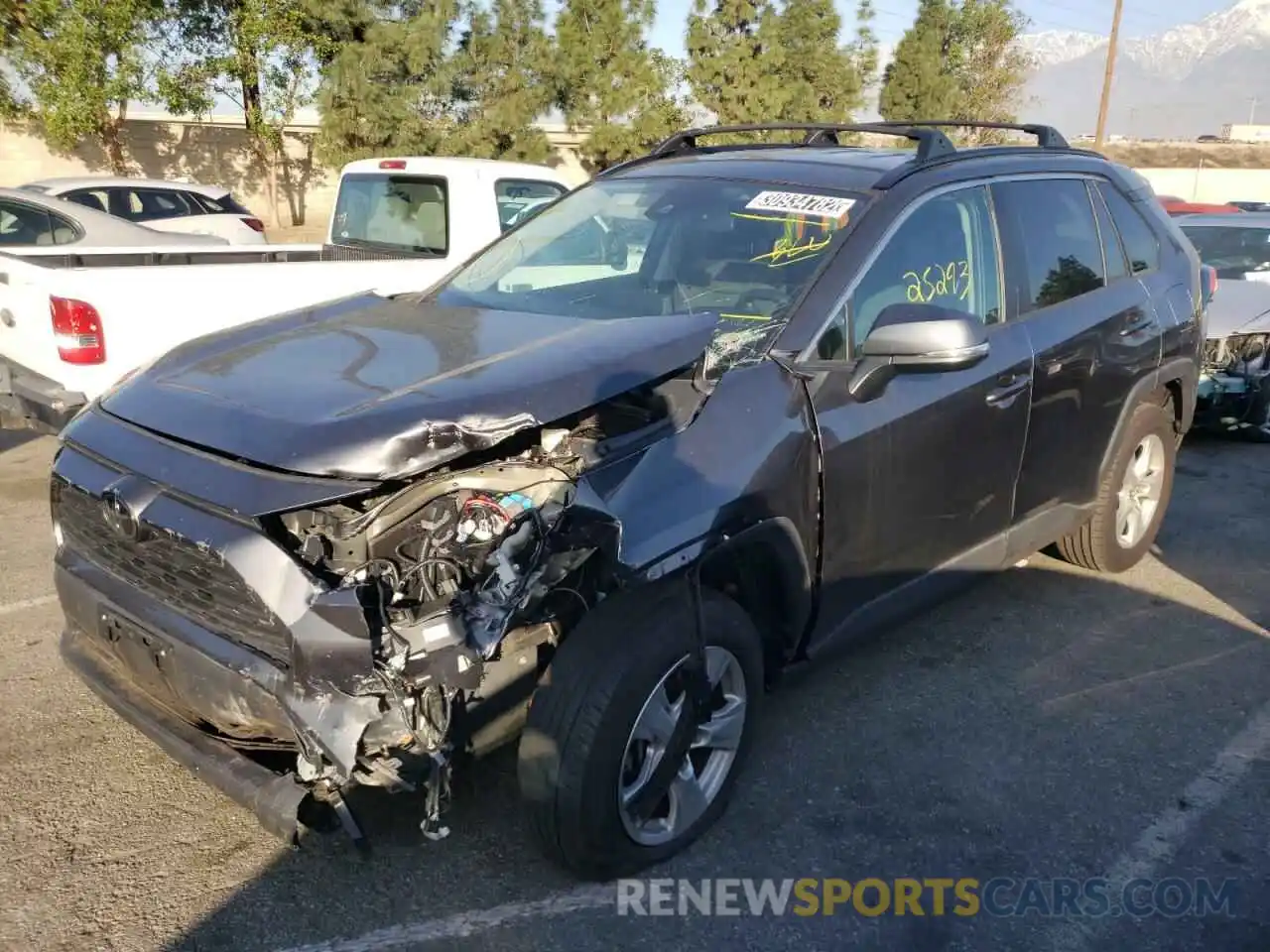 2 Photograph of a damaged car 2T3W1RFV6LC053544 TOYOTA RAV4 2020