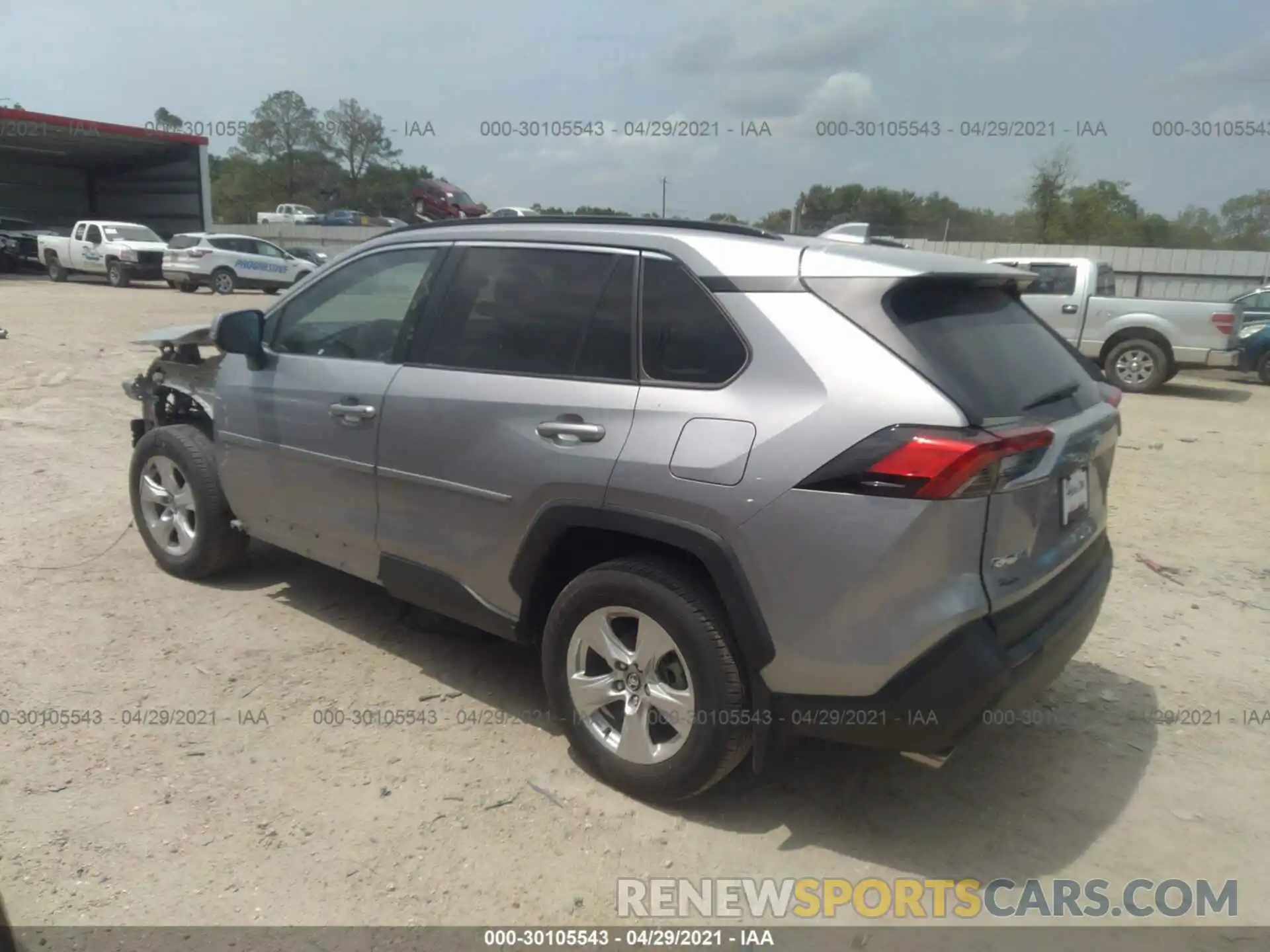 3 Photograph of a damaged car 2T3W1RFV6LC053575 TOYOTA RAV4 2020