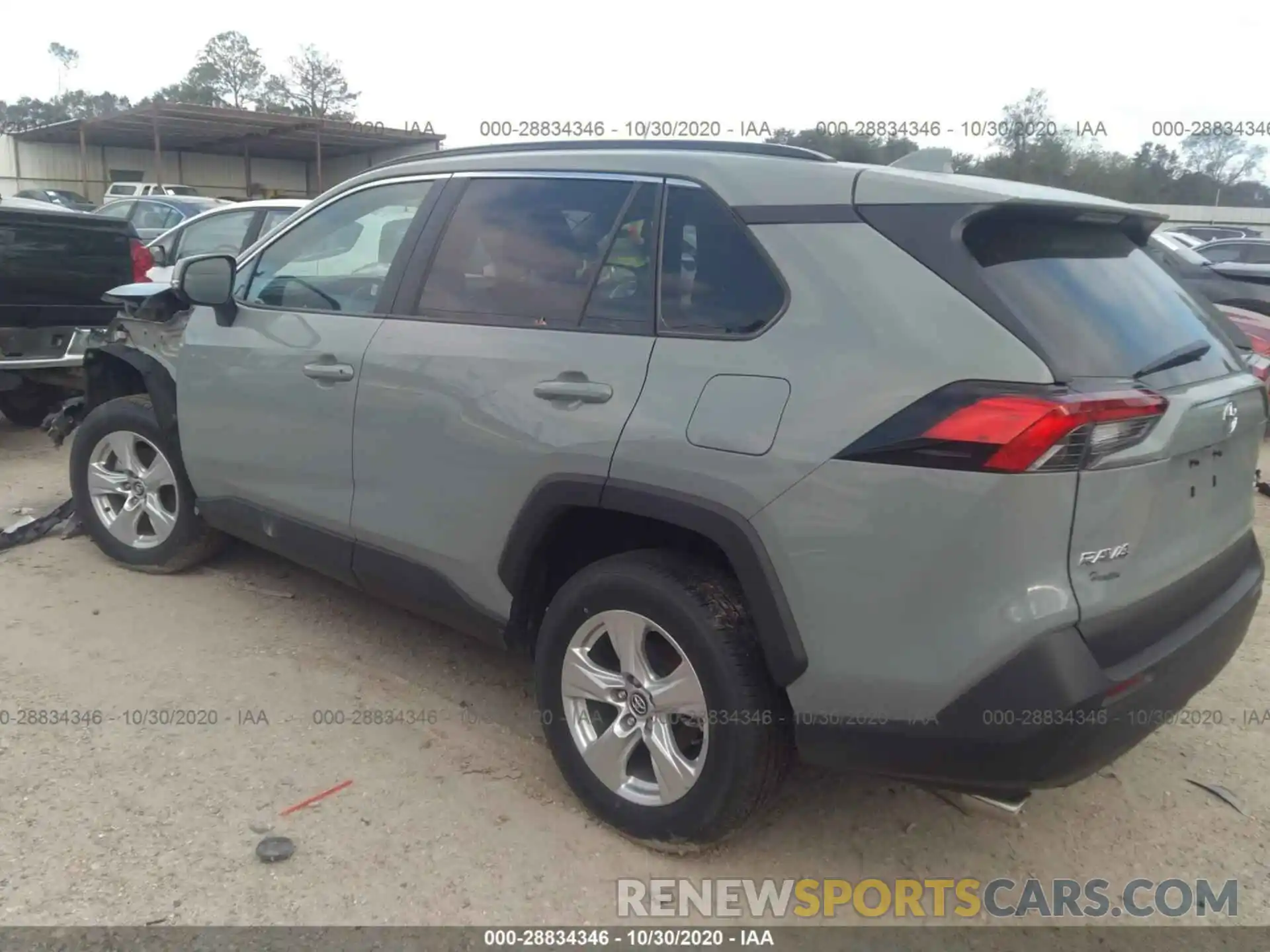 3 Photograph of a damaged car 2T3W1RFV6LC054726 TOYOTA RAV4 2020