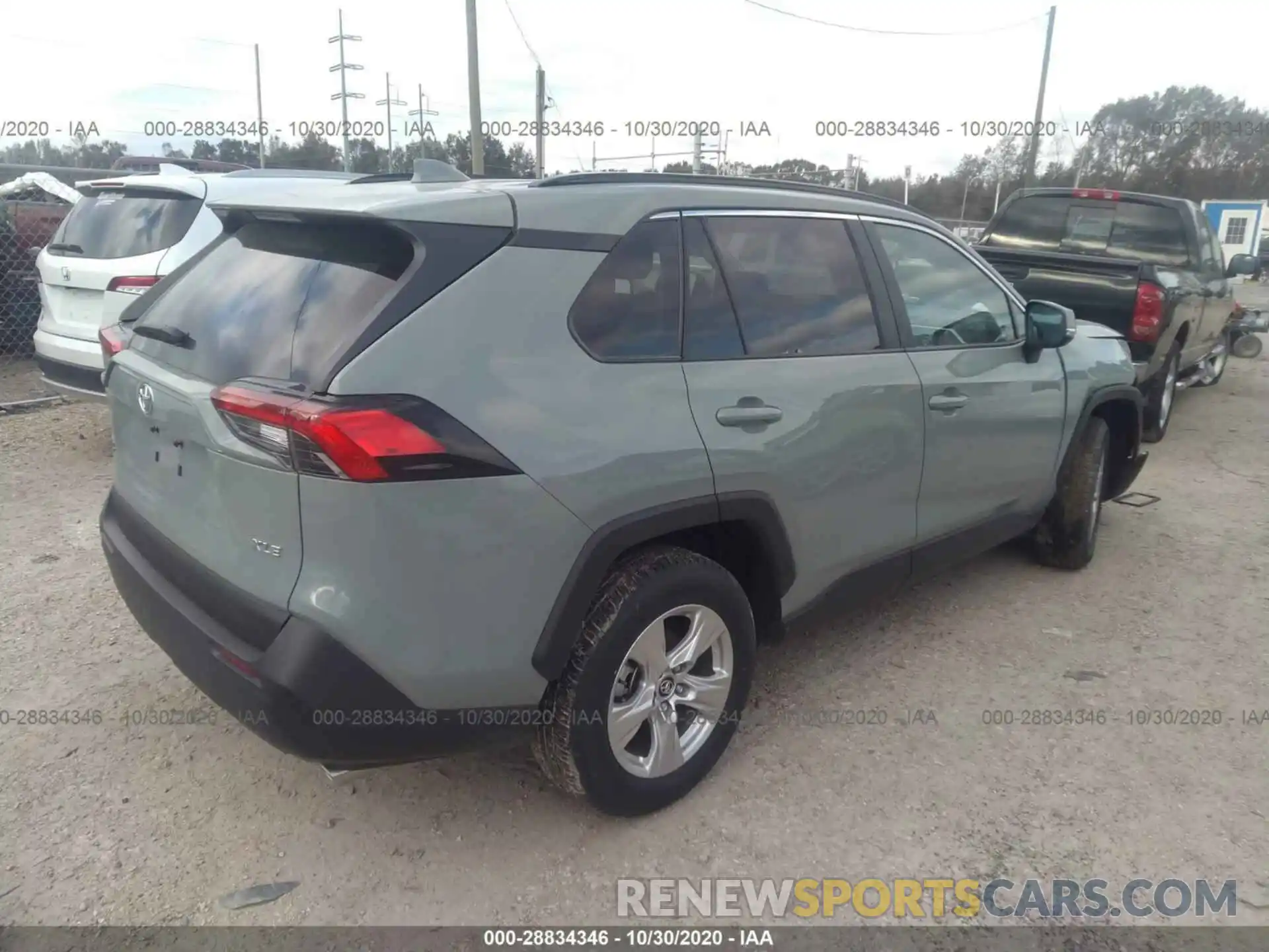 4 Photograph of a damaged car 2T3W1RFV6LC054726 TOYOTA RAV4 2020