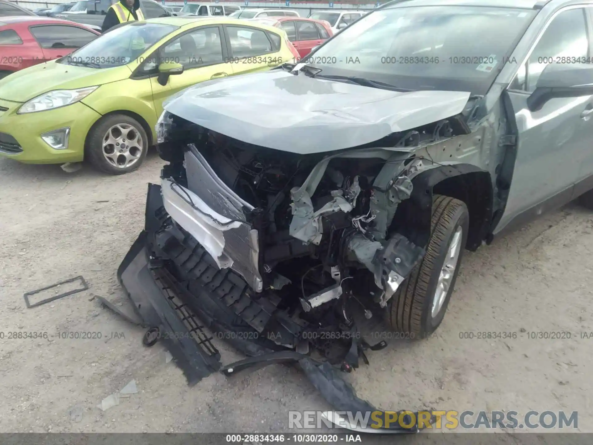 6 Photograph of a damaged car 2T3W1RFV6LC054726 TOYOTA RAV4 2020