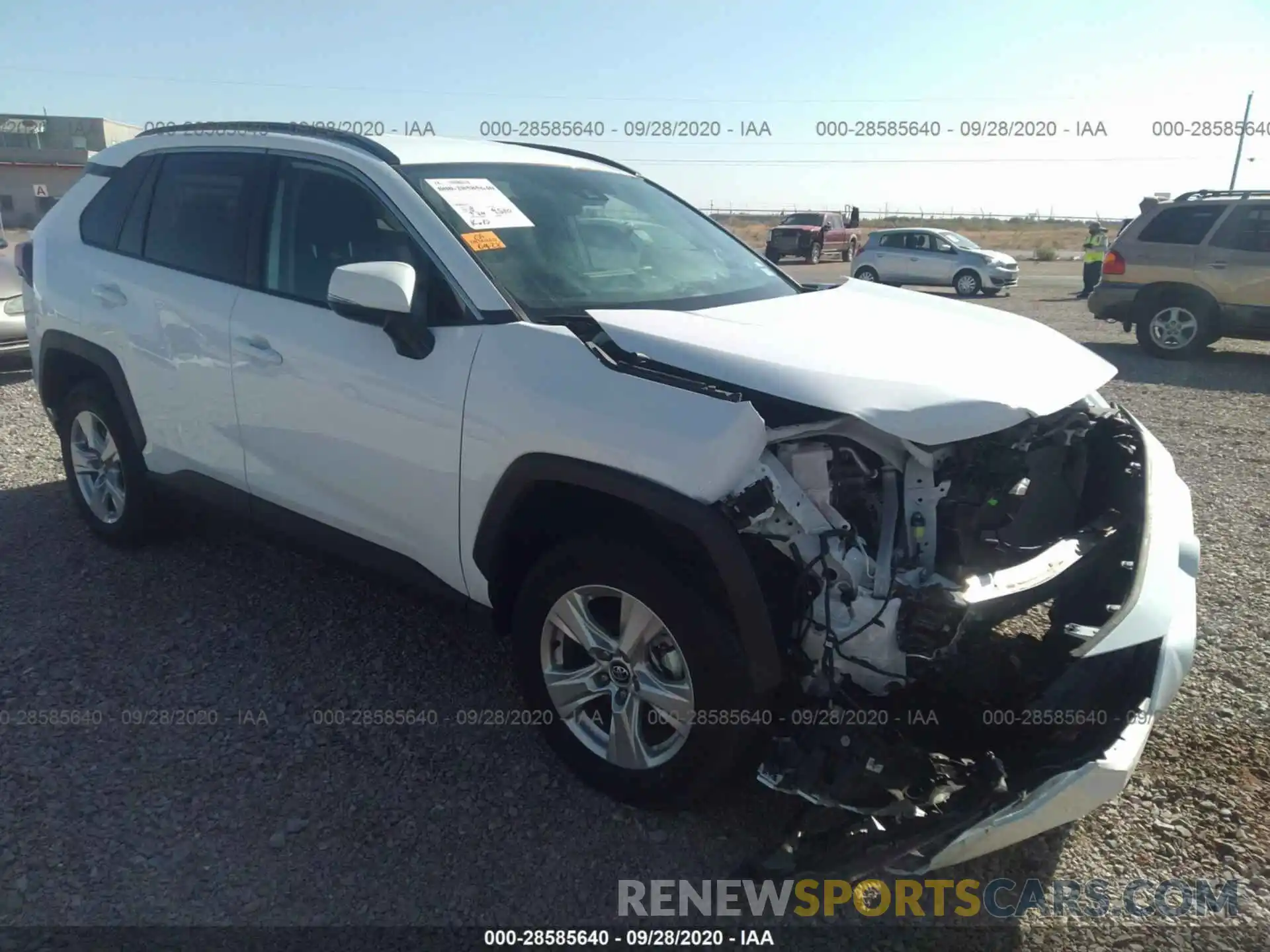 1 Photograph of a damaged car 2T3W1RFV6LC055133 TOYOTA RAV4 2020