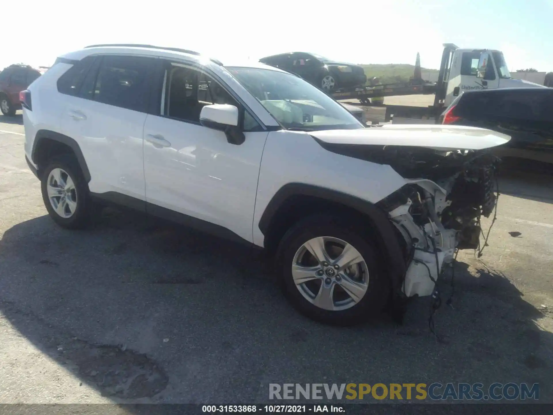 1 Photograph of a damaged car 2T3W1RFV6LC057206 TOYOTA RAV4 2020