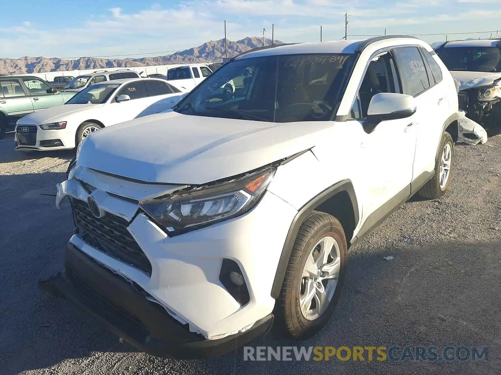 2 Photograph of a damaged car 2T3W1RFV6LC058484 TOYOTA RAV4 2020