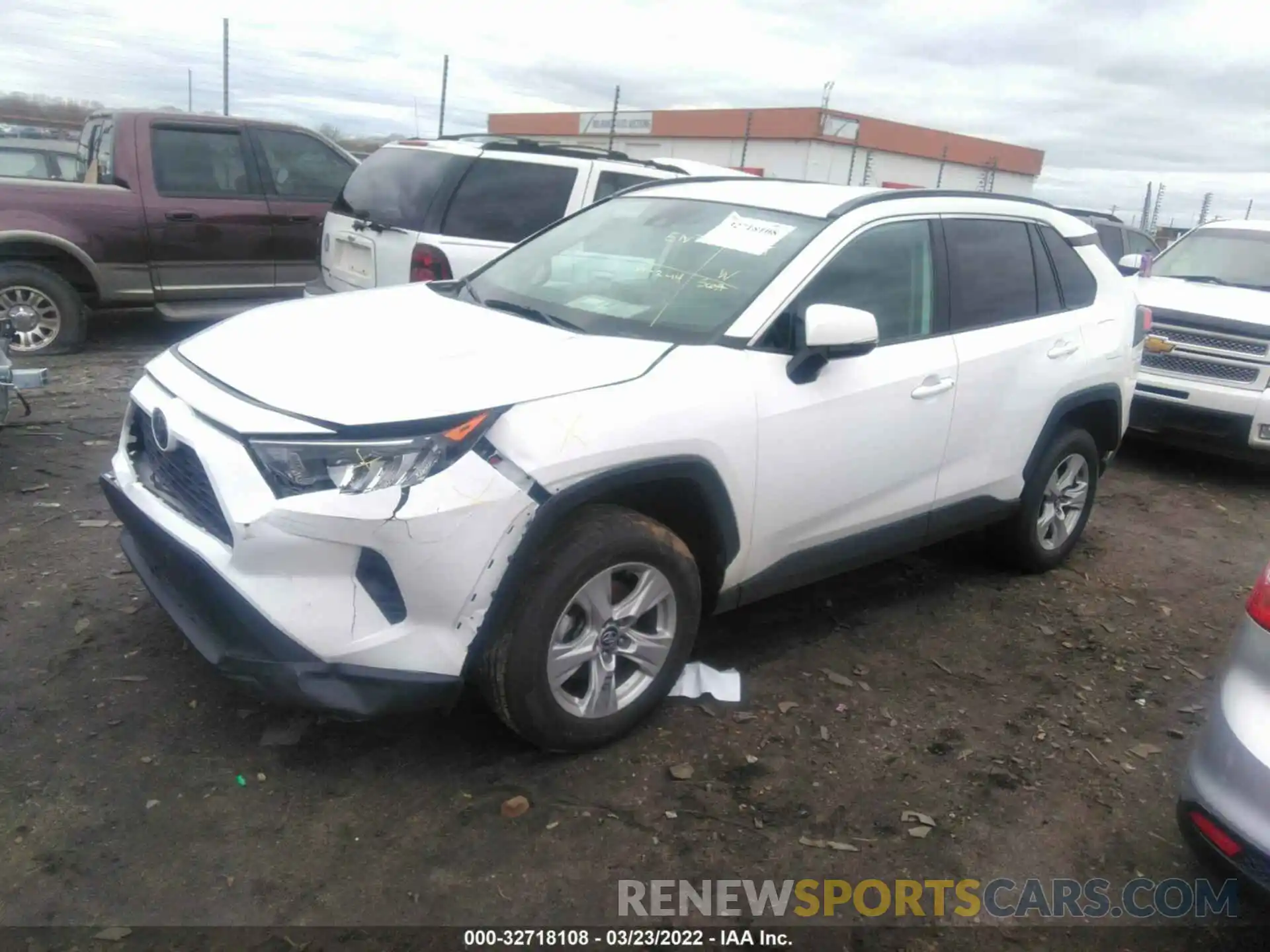 2 Photograph of a damaged car 2T3W1RFV6LC058873 TOYOTA RAV4 2020