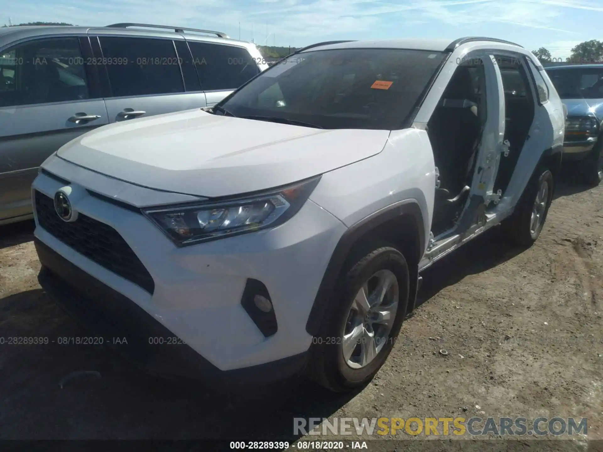 2 Photograph of a damaged car 2T3W1RFV6LC060834 TOYOTA RAV4 2020