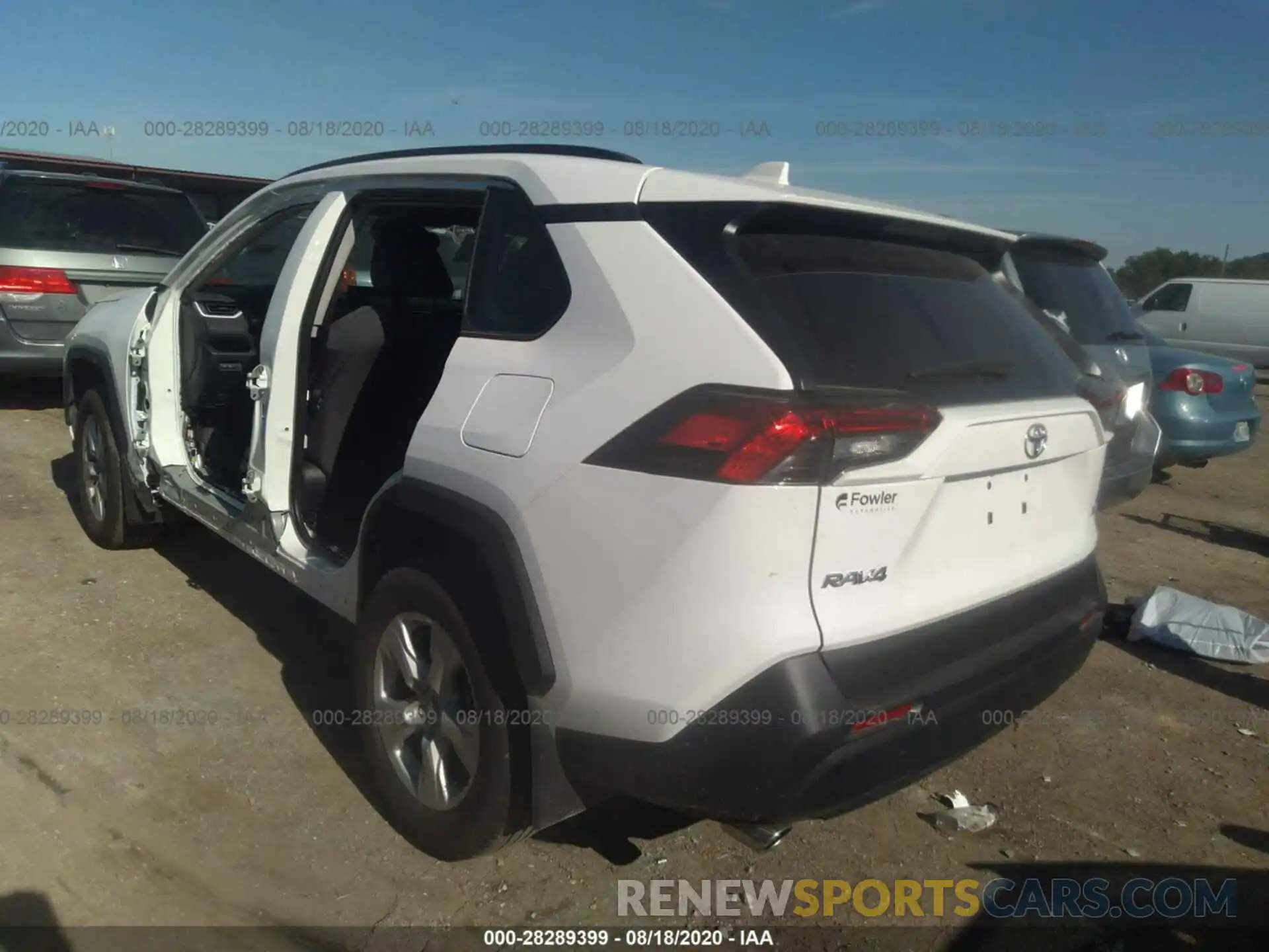 3 Photograph of a damaged car 2T3W1RFV6LC060834 TOYOTA RAV4 2020