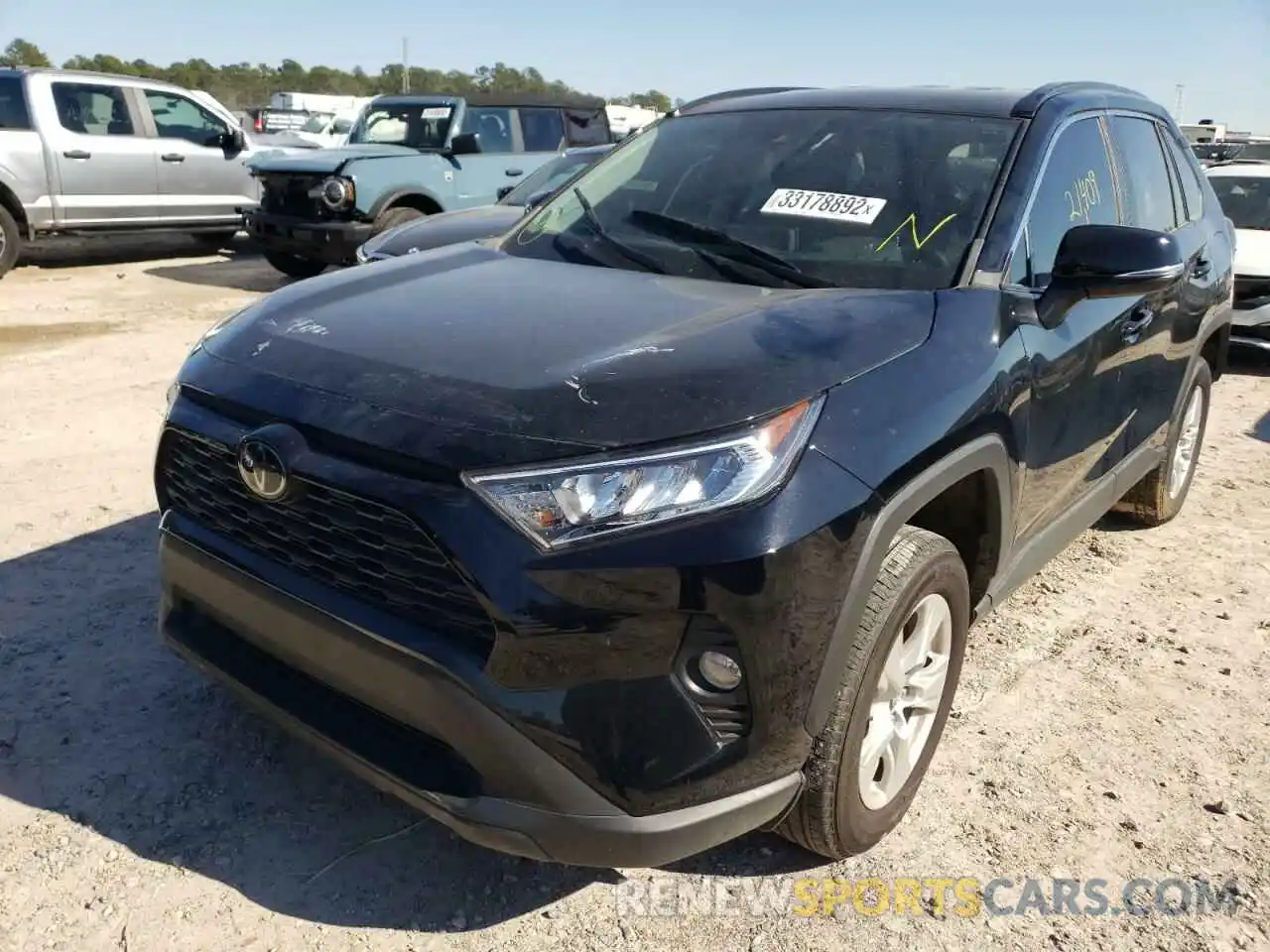 2 Photograph of a damaged car 2T3W1RFV6LC061319 TOYOTA RAV4 2020