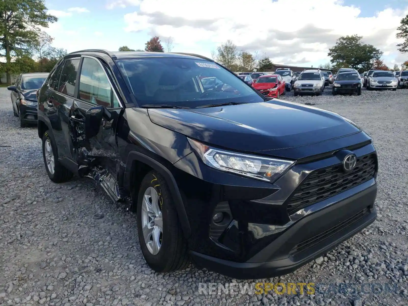 1 Photograph of a damaged car 2T3W1RFV6LC068934 TOYOTA RAV4 2020