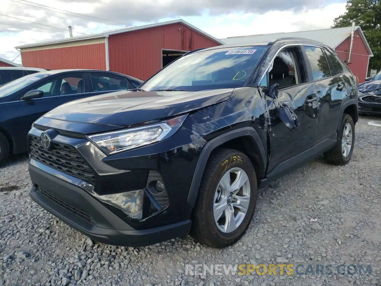 2 Photograph of a damaged car 2T3W1RFV6LC068934 TOYOTA RAV4 2020