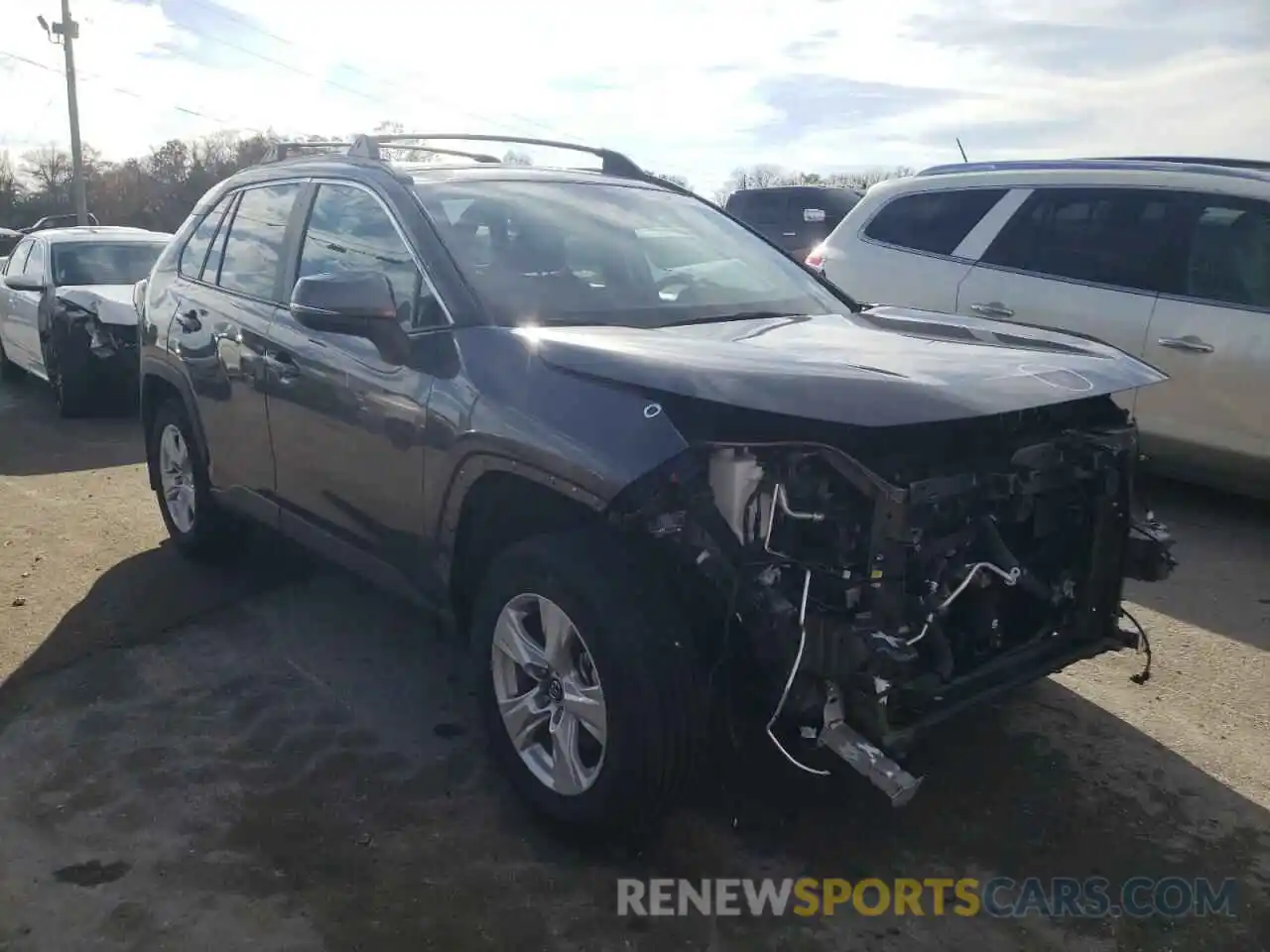 1 Photograph of a damaged car 2T3W1RFV6LC074958 TOYOTA RAV4 2020