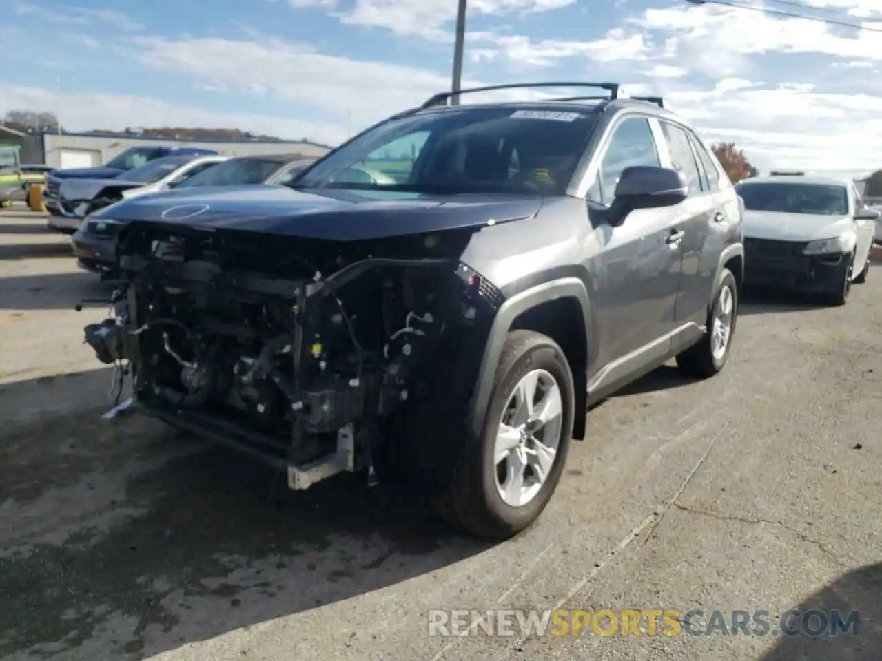 2 Photograph of a damaged car 2T3W1RFV6LC074958 TOYOTA RAV4 2020