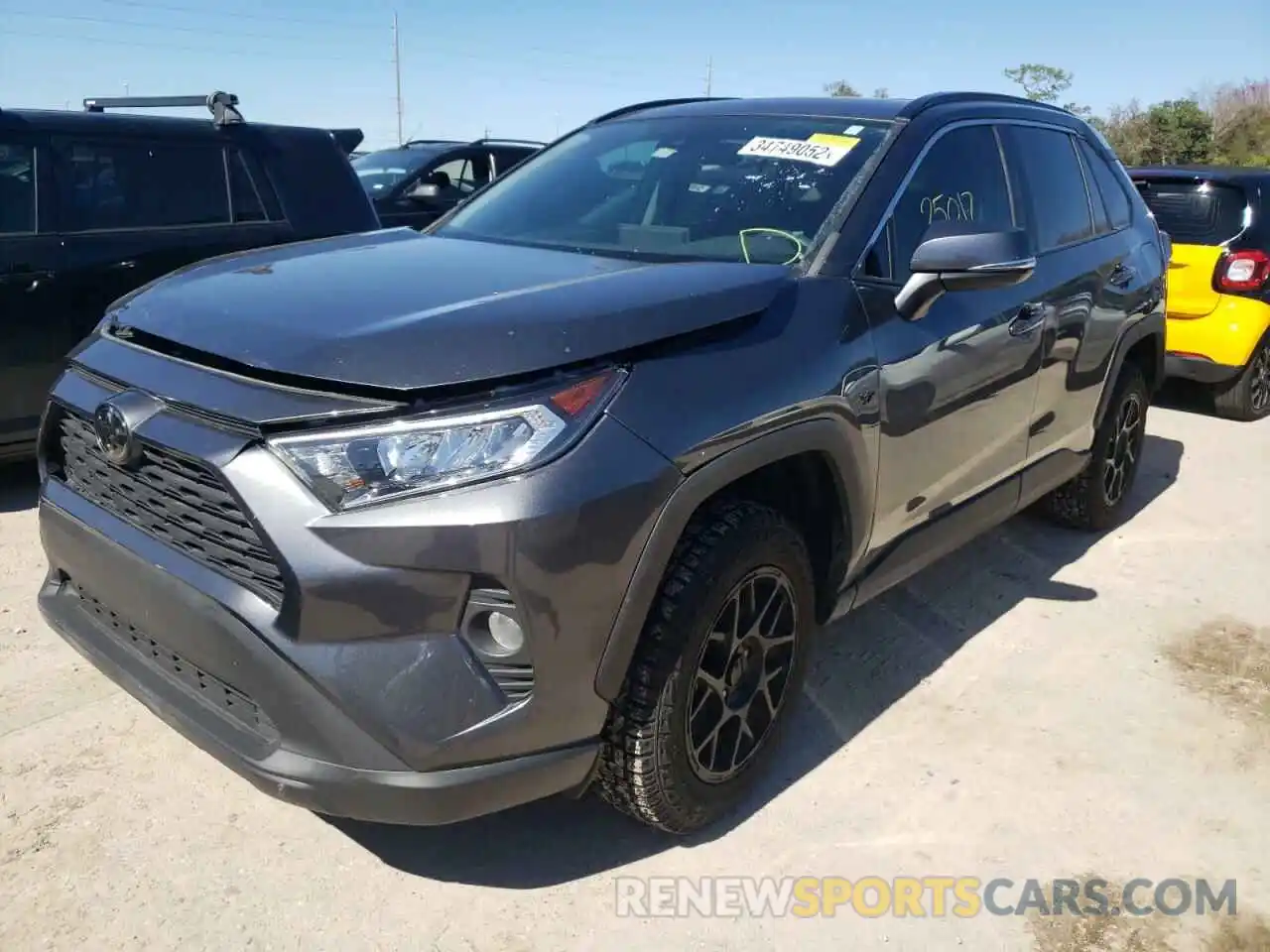 2 Photograph of a damaged car 2T3W1RFV6LC077486 TOYOTA RAV4 2020