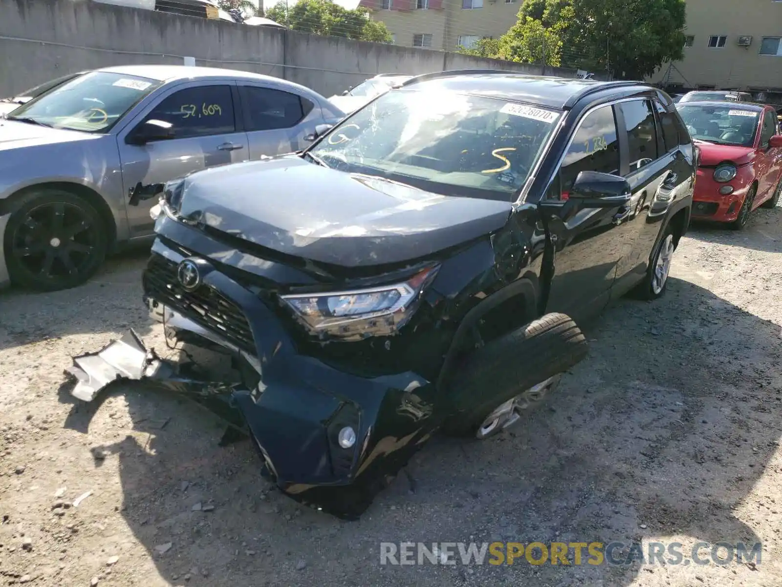 2 Photograph of a damaged car 2T3W1RFV6LC077892 TOYOTA RAV4 2020