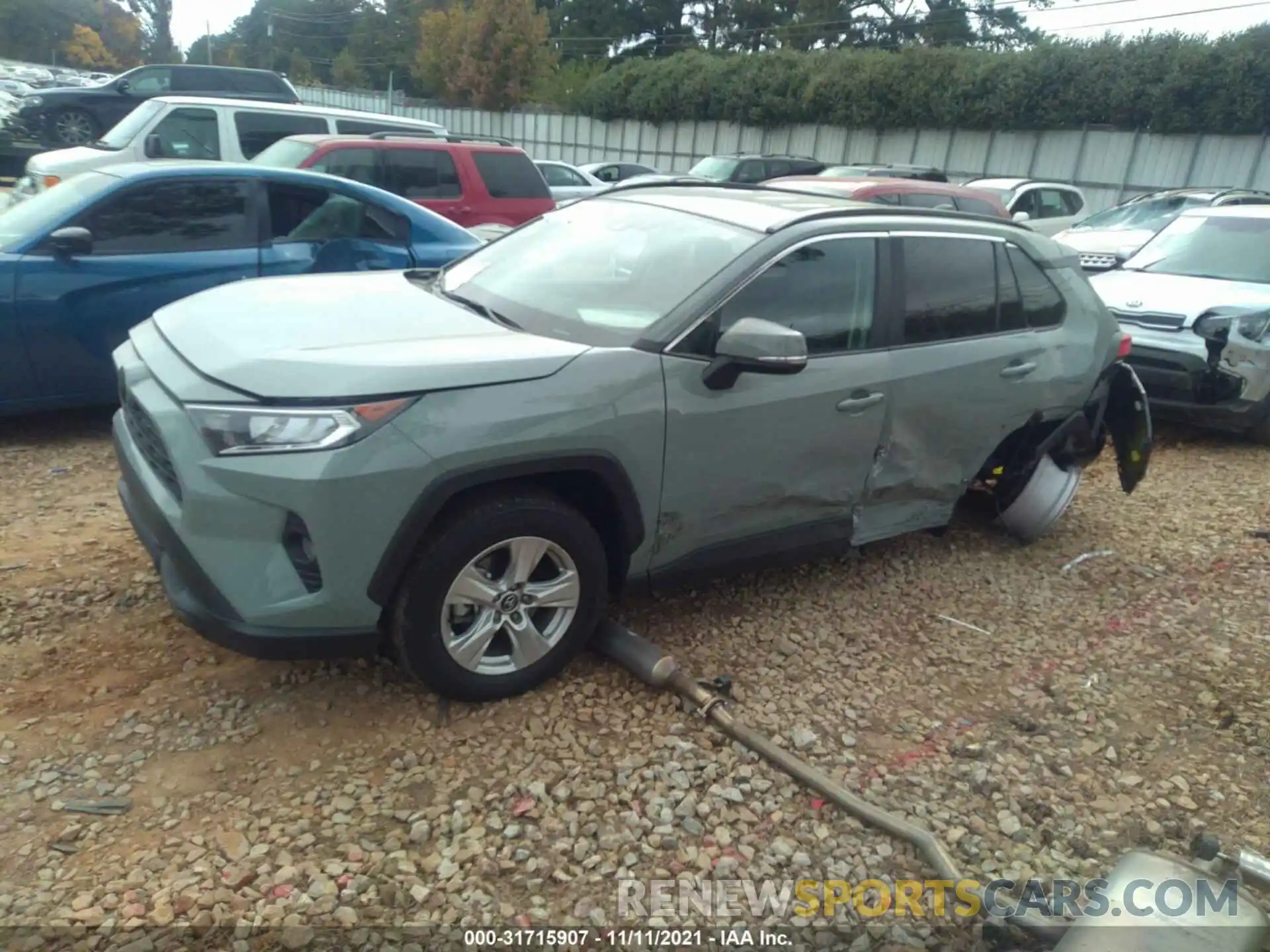 2 Photograph of a damaged car 2T3W1RFV6LC080095 TOYOTA RAV4 2020