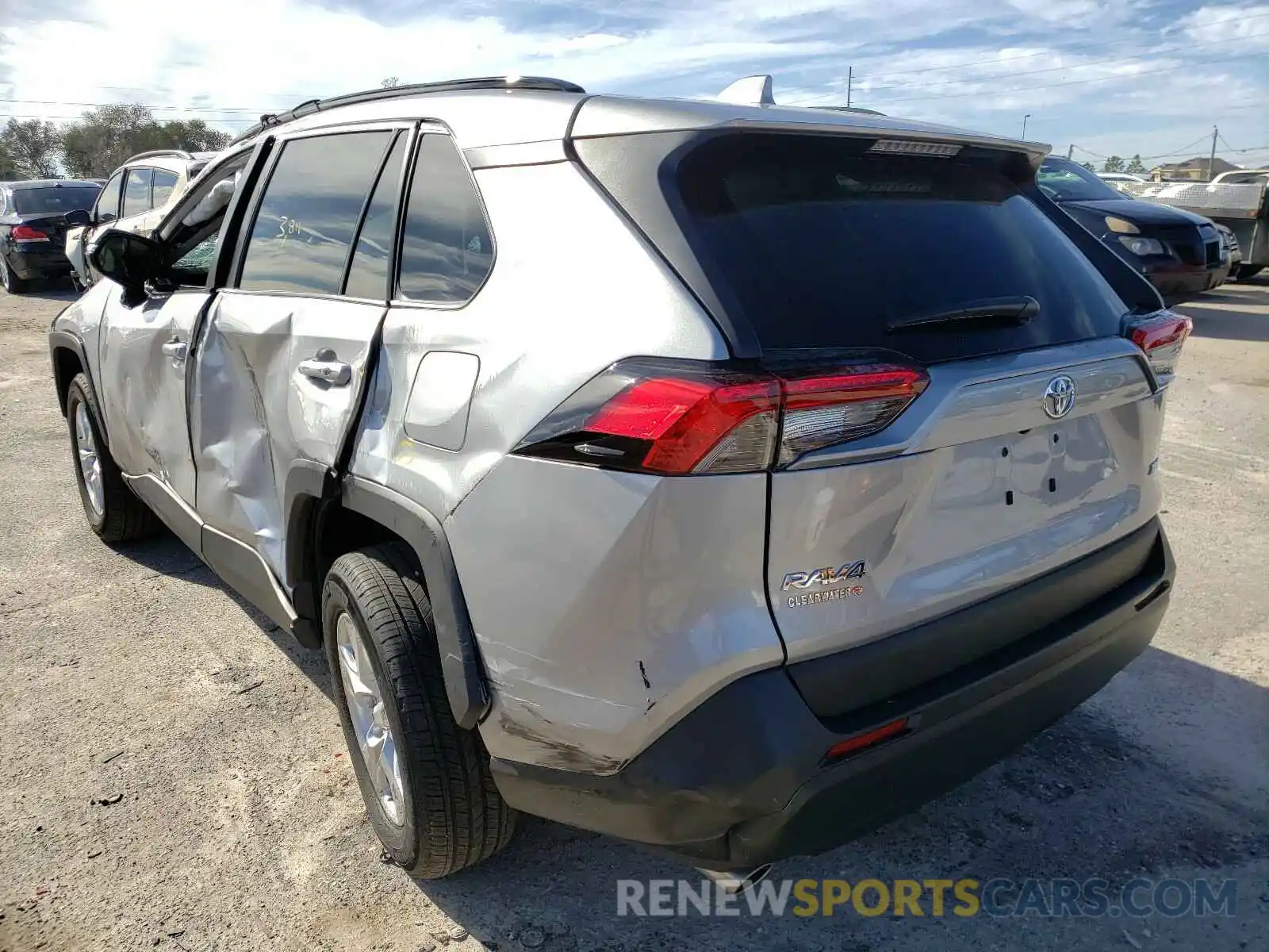 3 Photograph of a damaged car 2T3W1RFV6LW064302 TOYOTA RAV4 2020