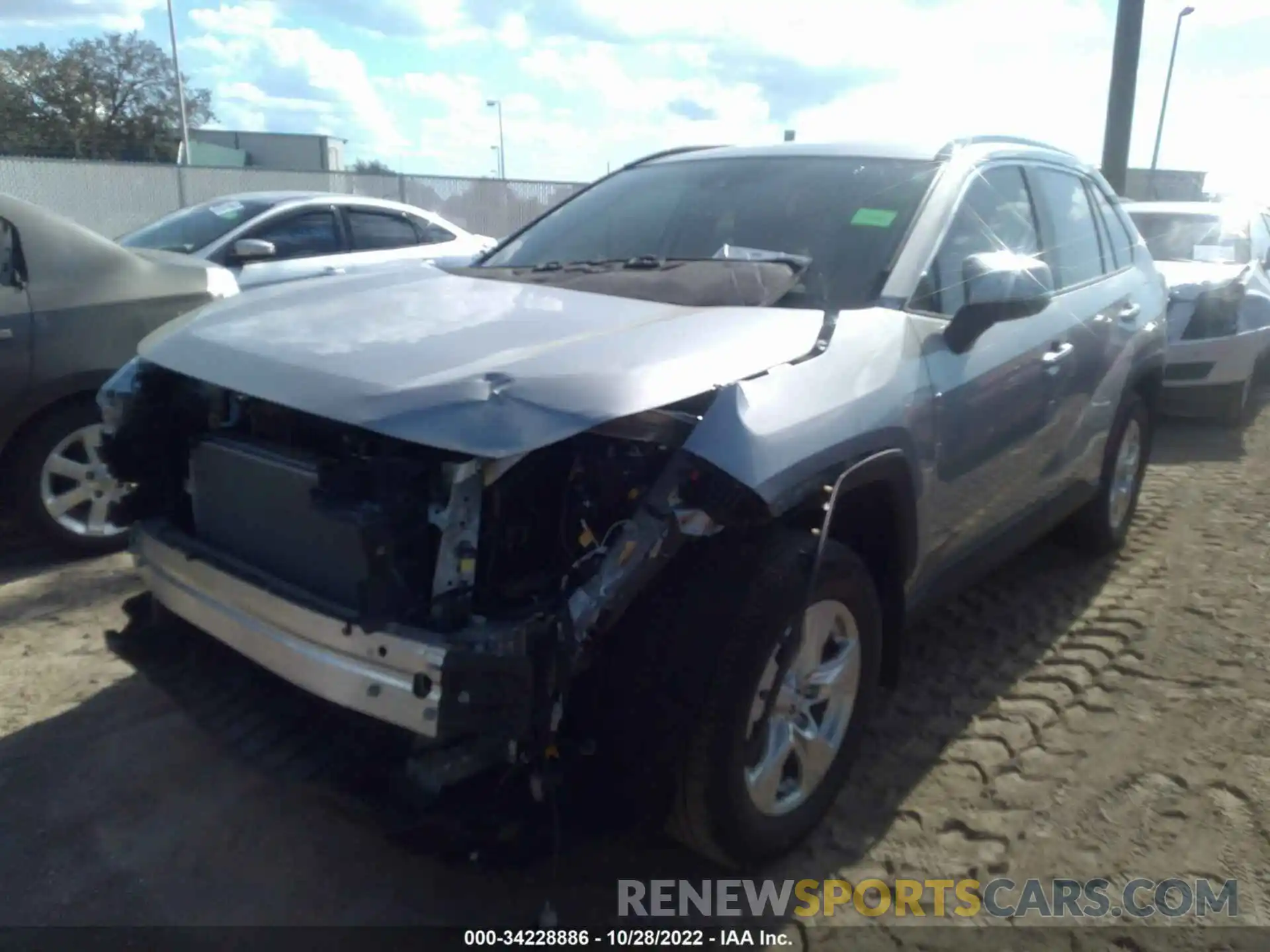 2 Photograph of a damaged car 2T3W1RFV6LW066793 TOYOTA RAV4 2020