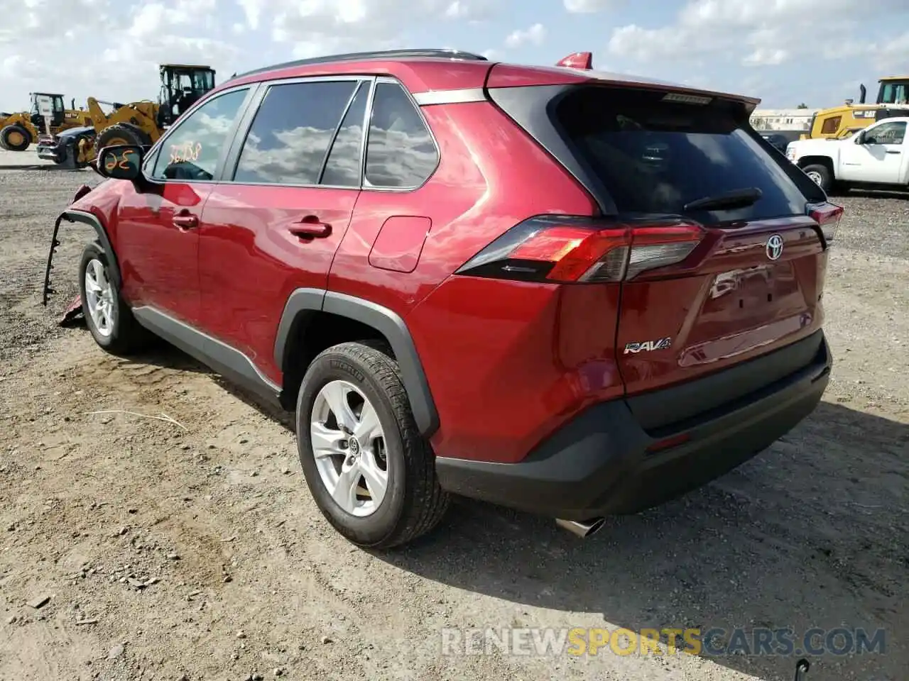 3 Photograph of a damaged car 2T3W1RFV6LW066860 TOYOTA RAV4 2020