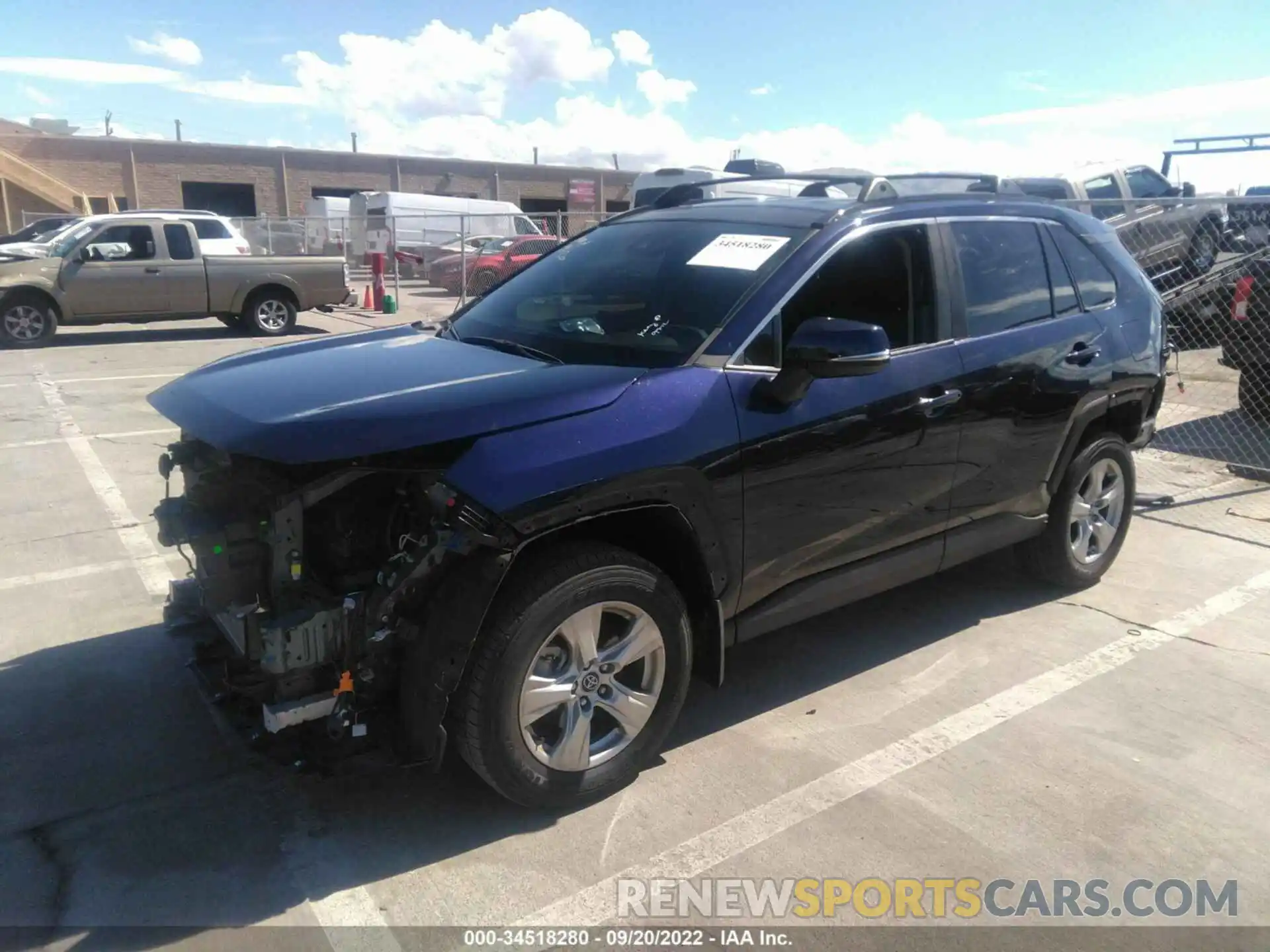 2 Photograph of a damaged car 2T3W1RFV6LW068561 TOYOTA RAV4 2020