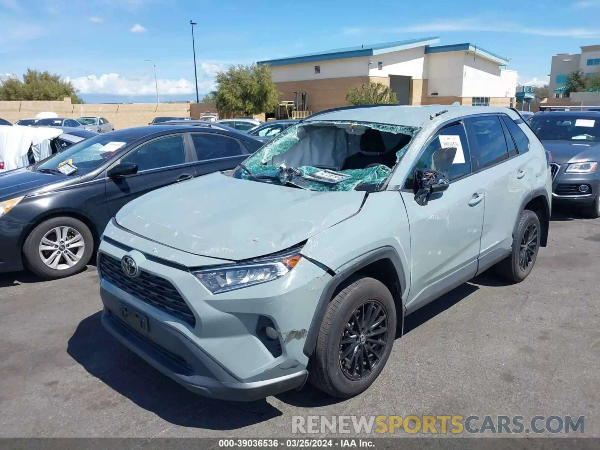 2 Photograph of a damaged car 2T3W1RFV6LW071198 TOYOTA RAV4 2020