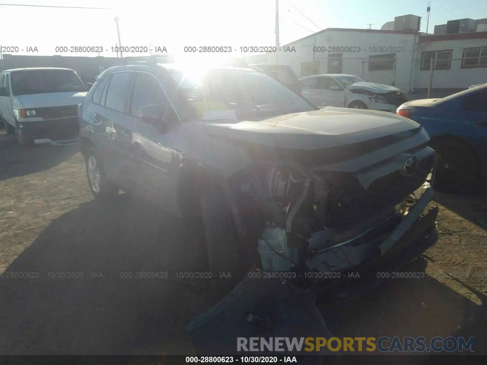 1 Photograph of a damaged car 2T3W1RFV6LW074828 TOYOTA RAV4 2020