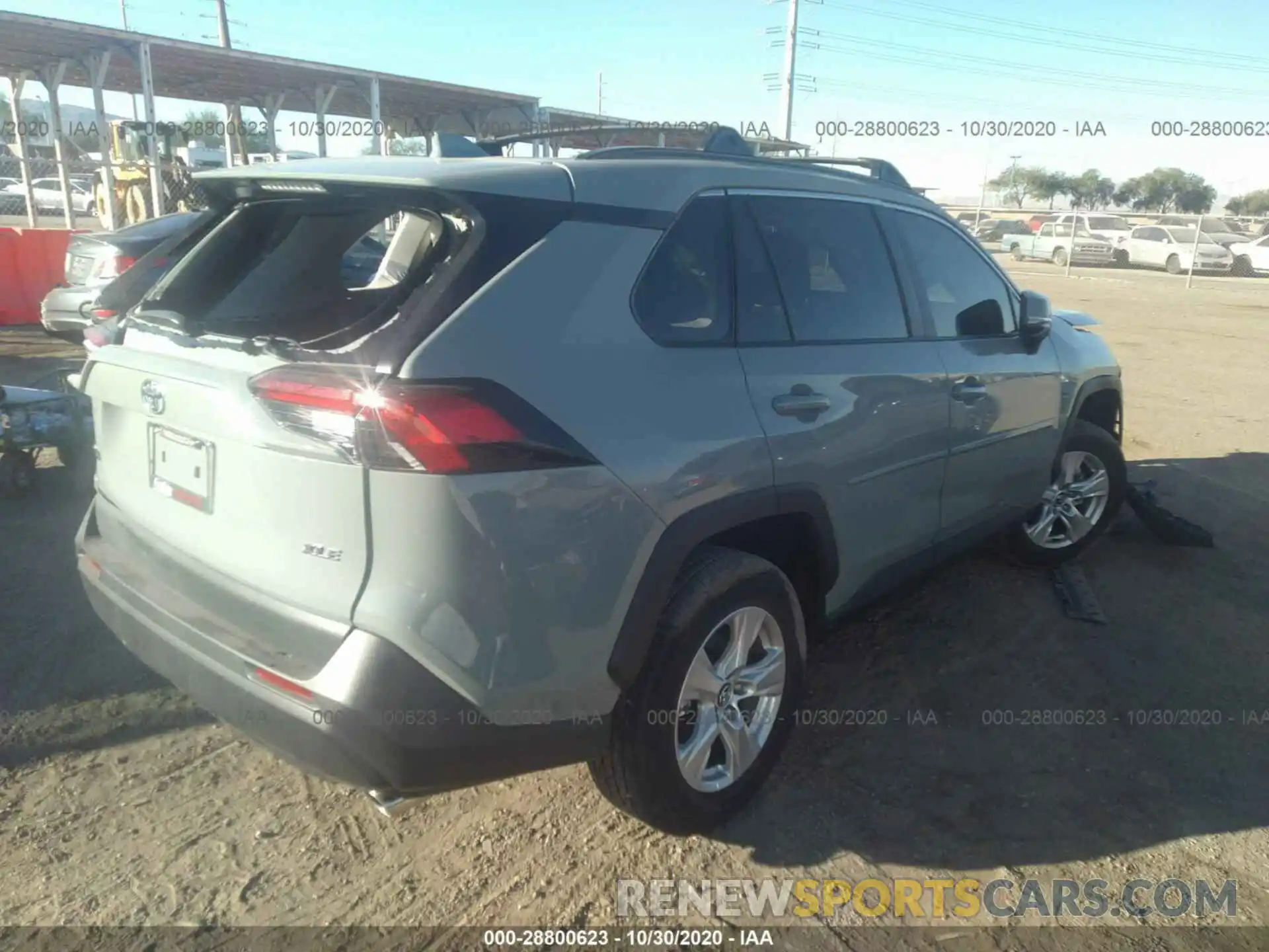 4 Photograph of a damaged car 2T3W1RFV6LW074828 TOYOTA RAV4 2020