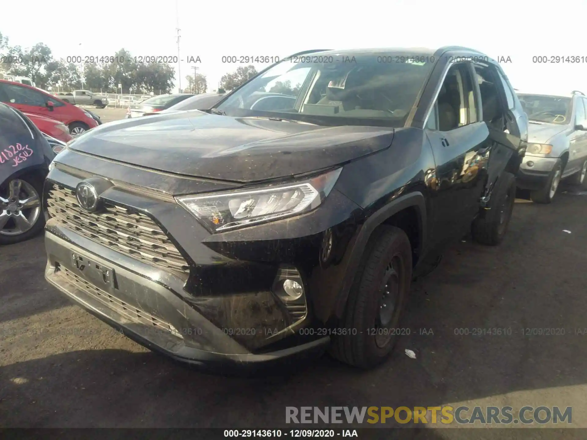 2 Photograph of a damaged car 2T3W1RFV6LW079172 TOYOTA RAV4 2020