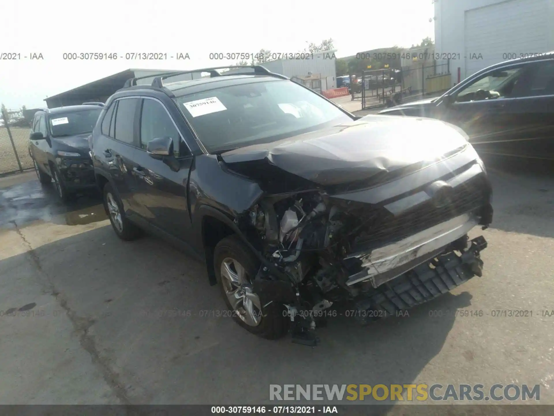 1 Photograph of a damaged car 2T3W1RFV6LW085179 TOYOTA RAV4 2020