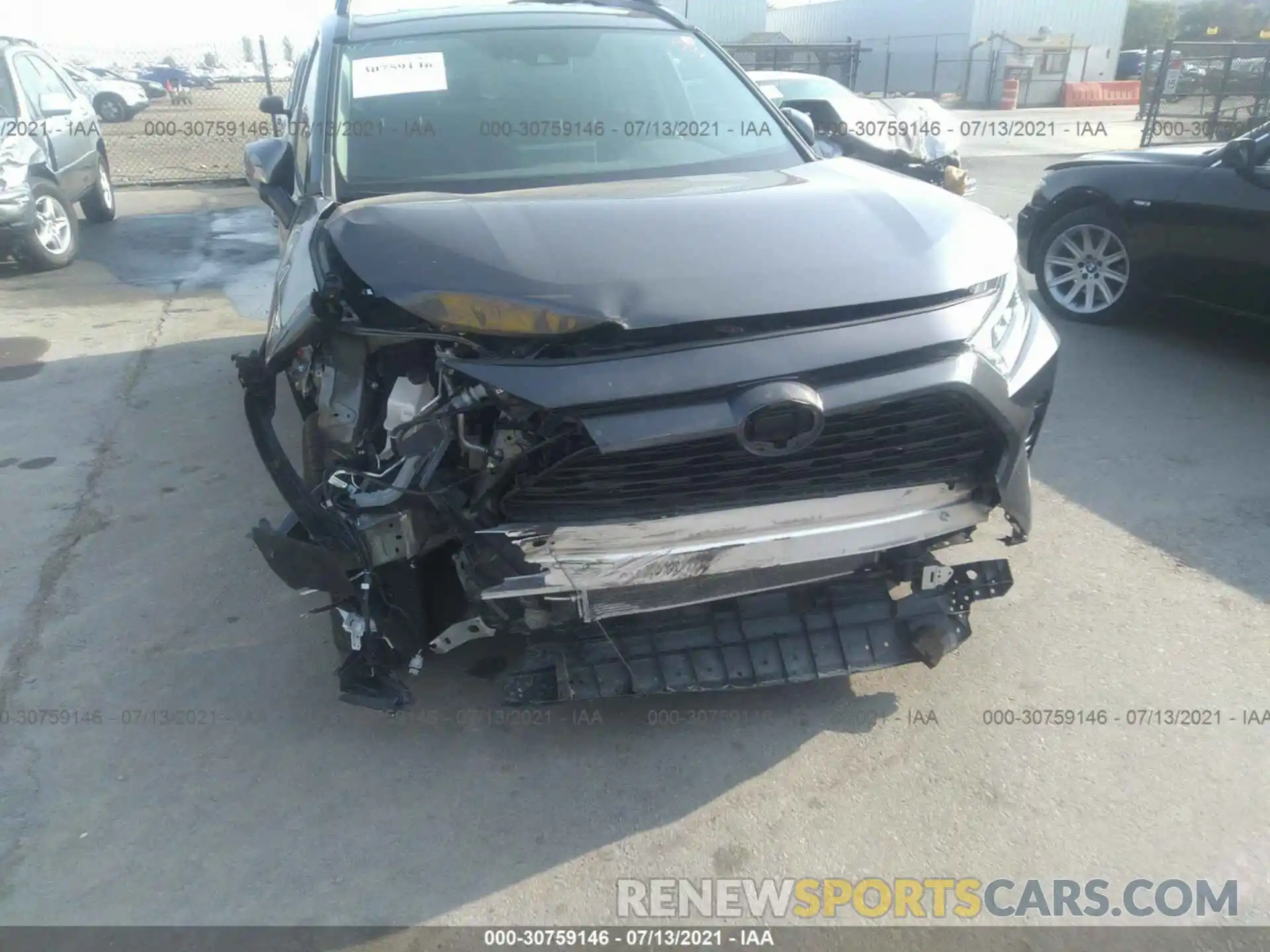 6 Фотография поврежденного автомобиля 2T3W1RFV6LW085179 TOYOTA RAV4 2020